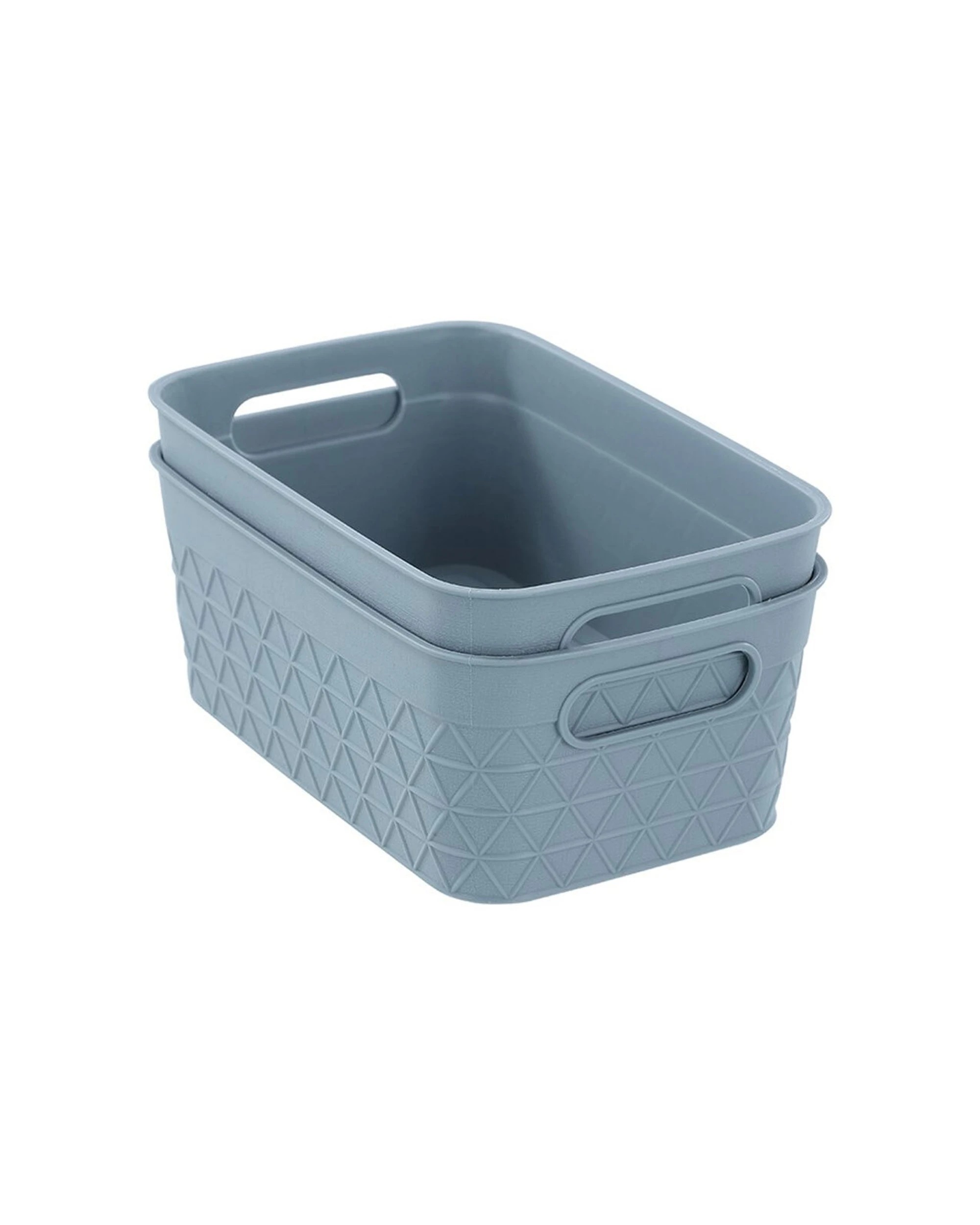 2 Boxsweden 12pc Trinity Basket Built-In Handles 16.5x10.5x6.5cm - Multi, 2 of 6