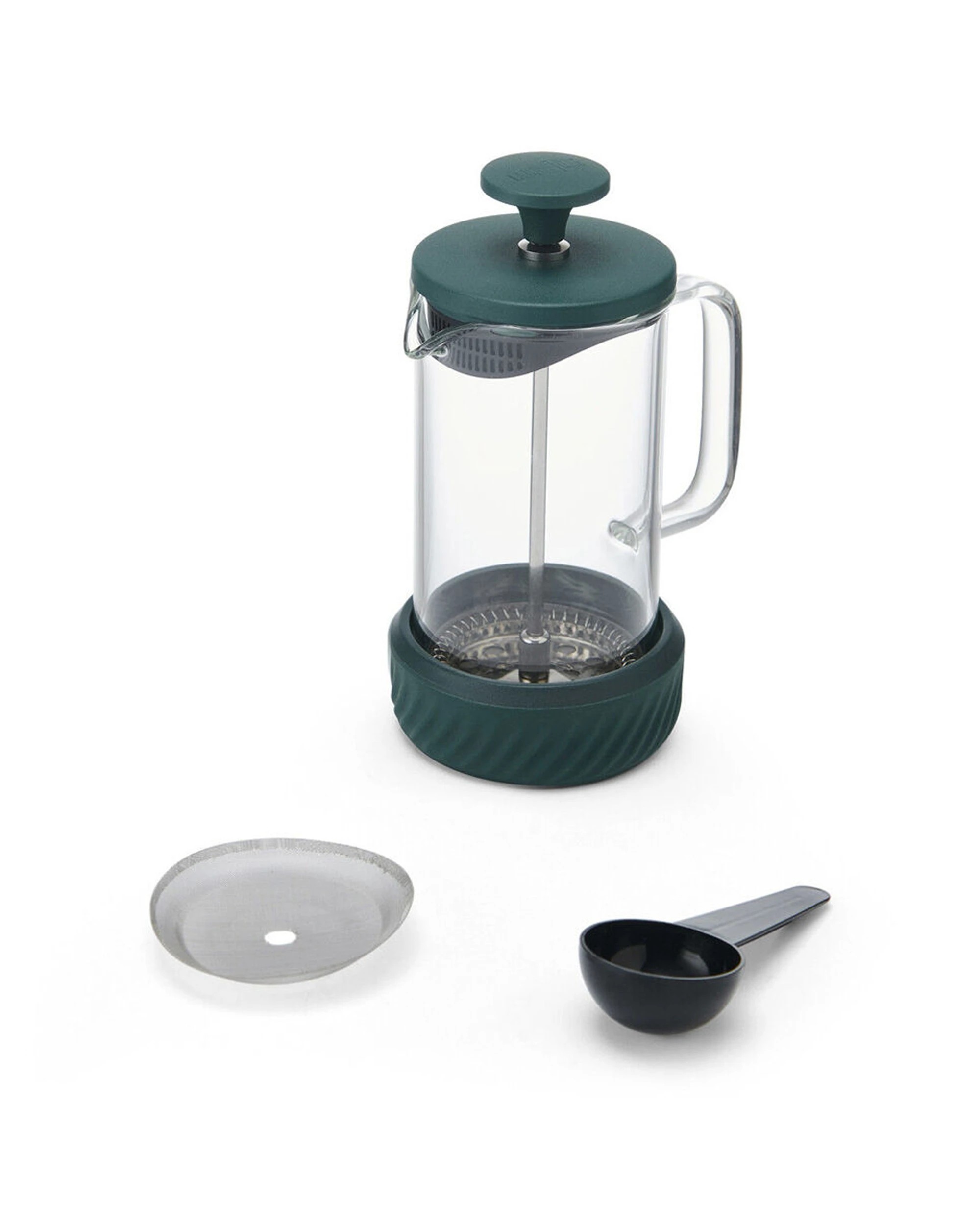 2 La Cafetiere Zero 3-Cup No Mess French Press 3pc Set - Green, 2 of 7