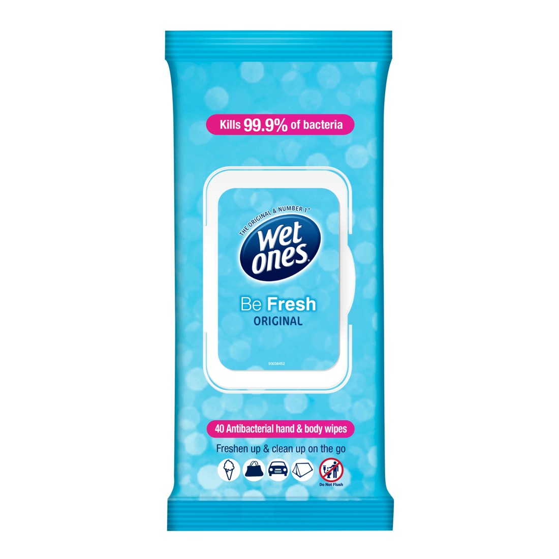 1 Wet Ones 40 Pack Be Fresh Wipes, 1 of 2