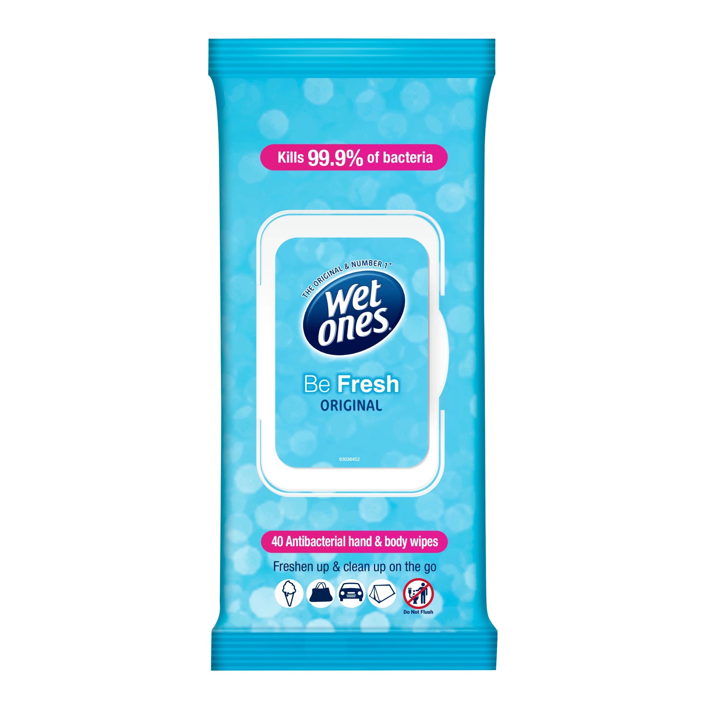 1 Wet Ones 40 Pack Be Fresh Wipes, 1 of 2