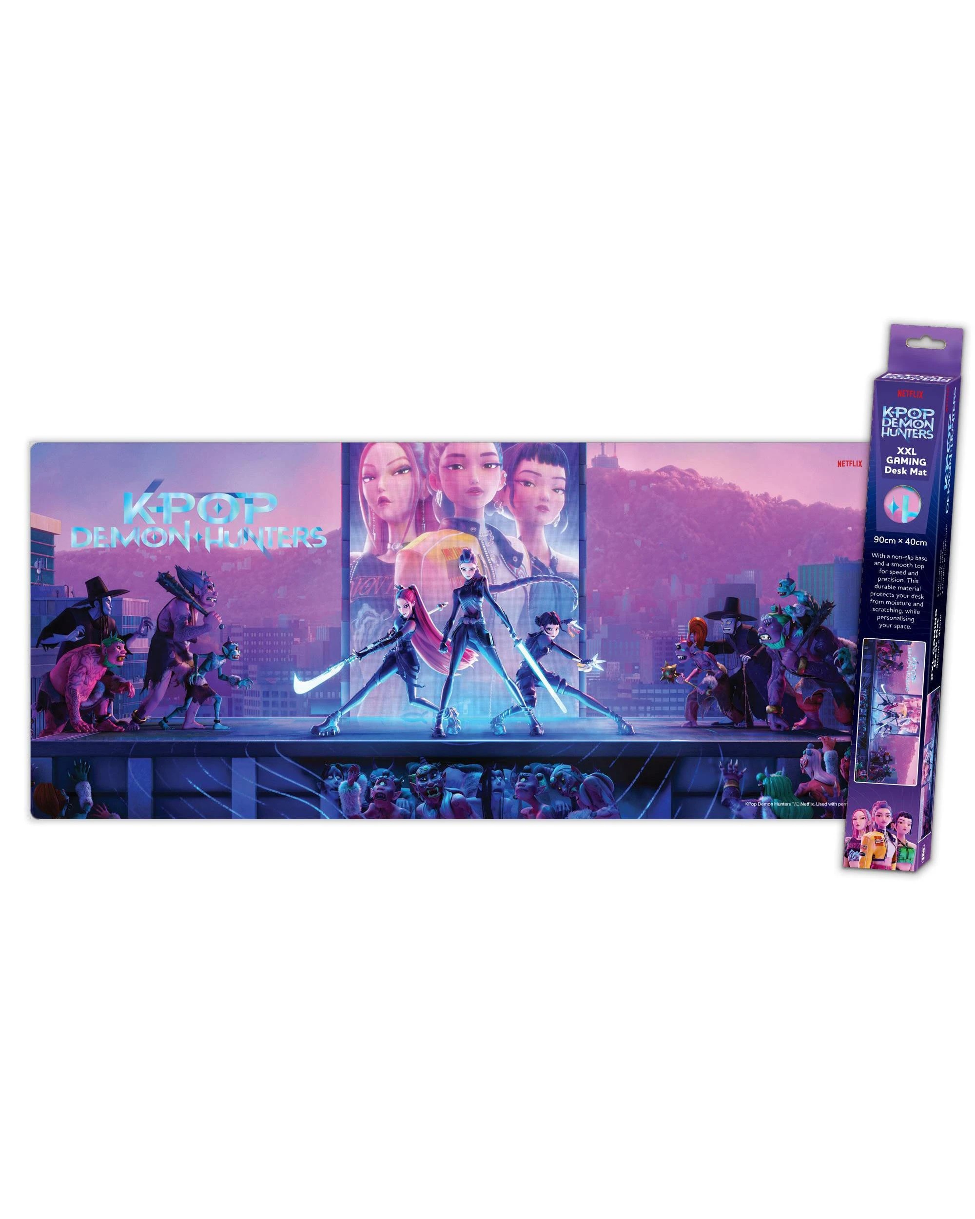 1 K-Pop Demon Hunters Stage XXL Gaming Mat, 1 of 3