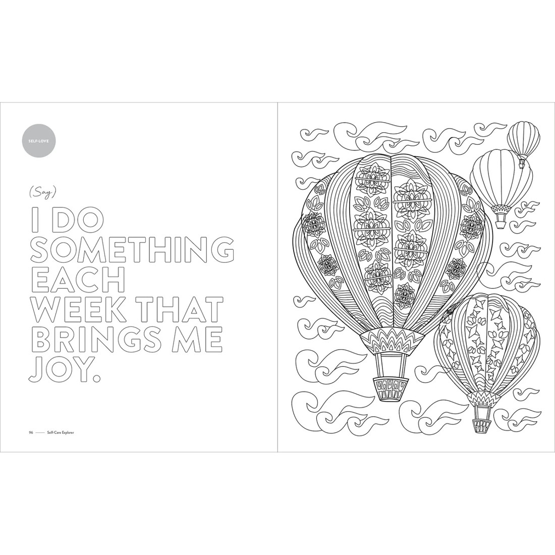 2 Self-Care Colouring and Activity Book, 2 of 5