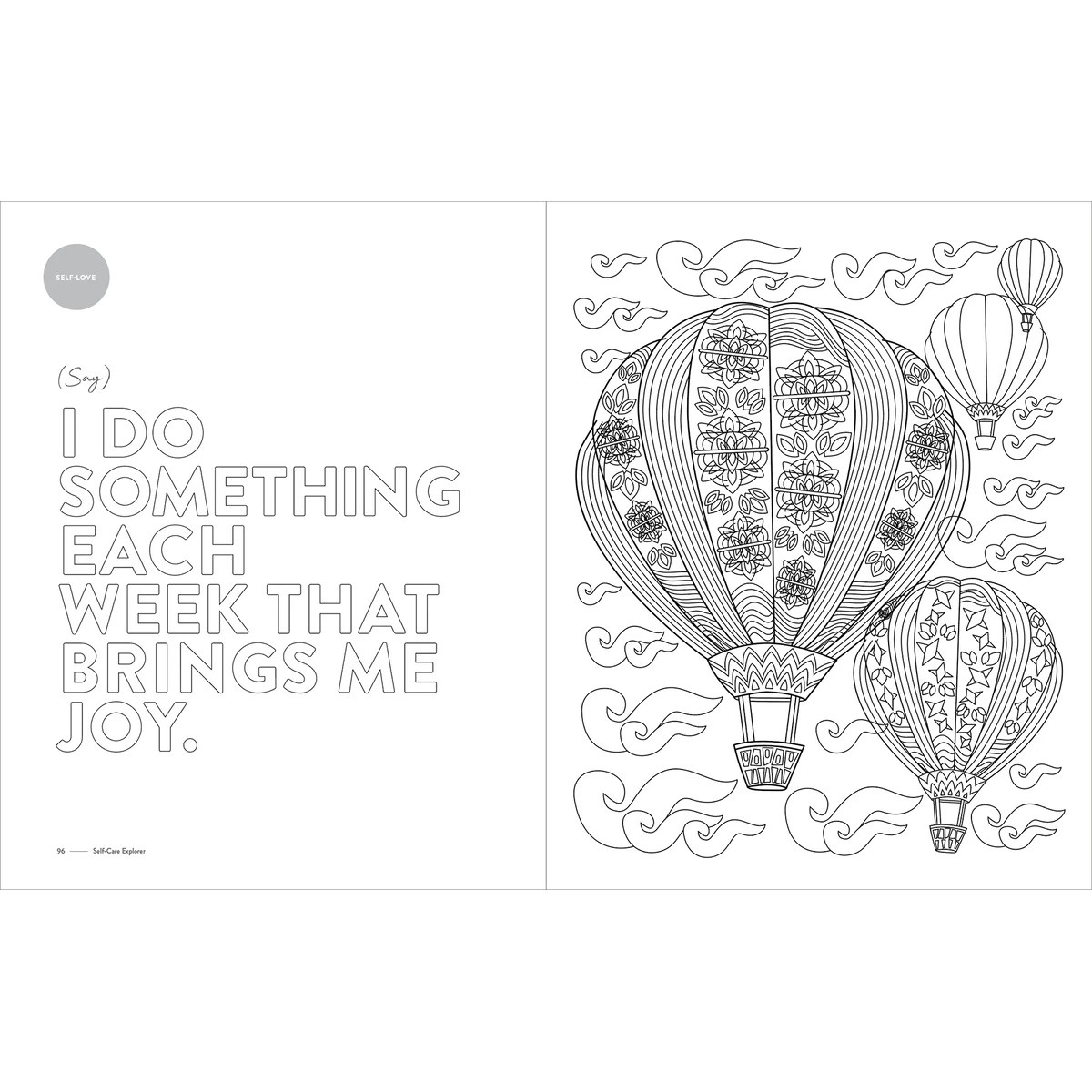 2 Self-Care Colouring and Activity Book, 2 of 5