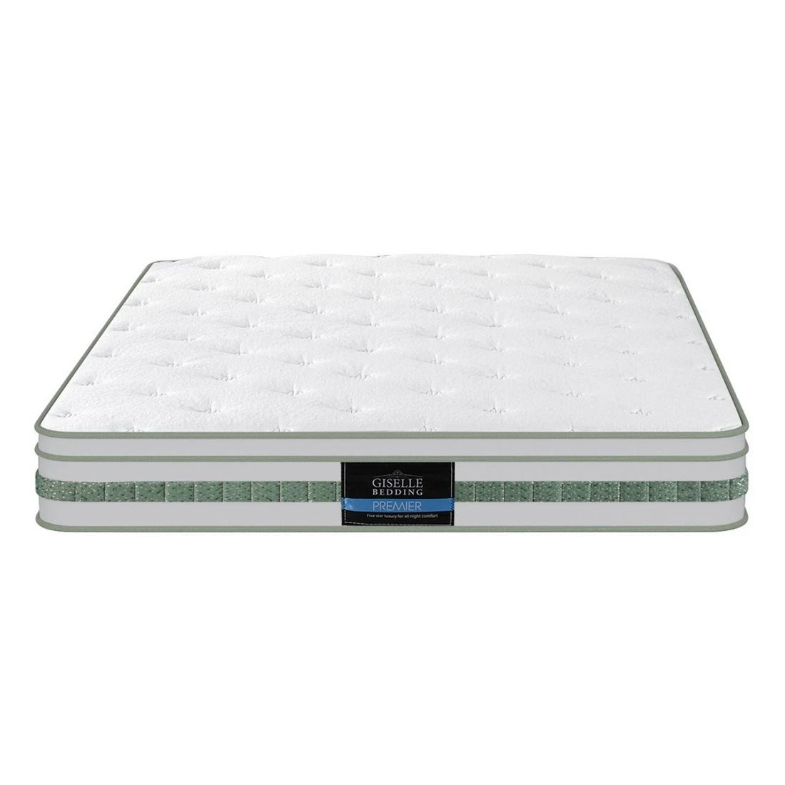 4 Giselle Bedding Green Tea Foam Pocket Spring Mattress King Bed Hybrid Mattresses - King Bed - Green, 4 of 7