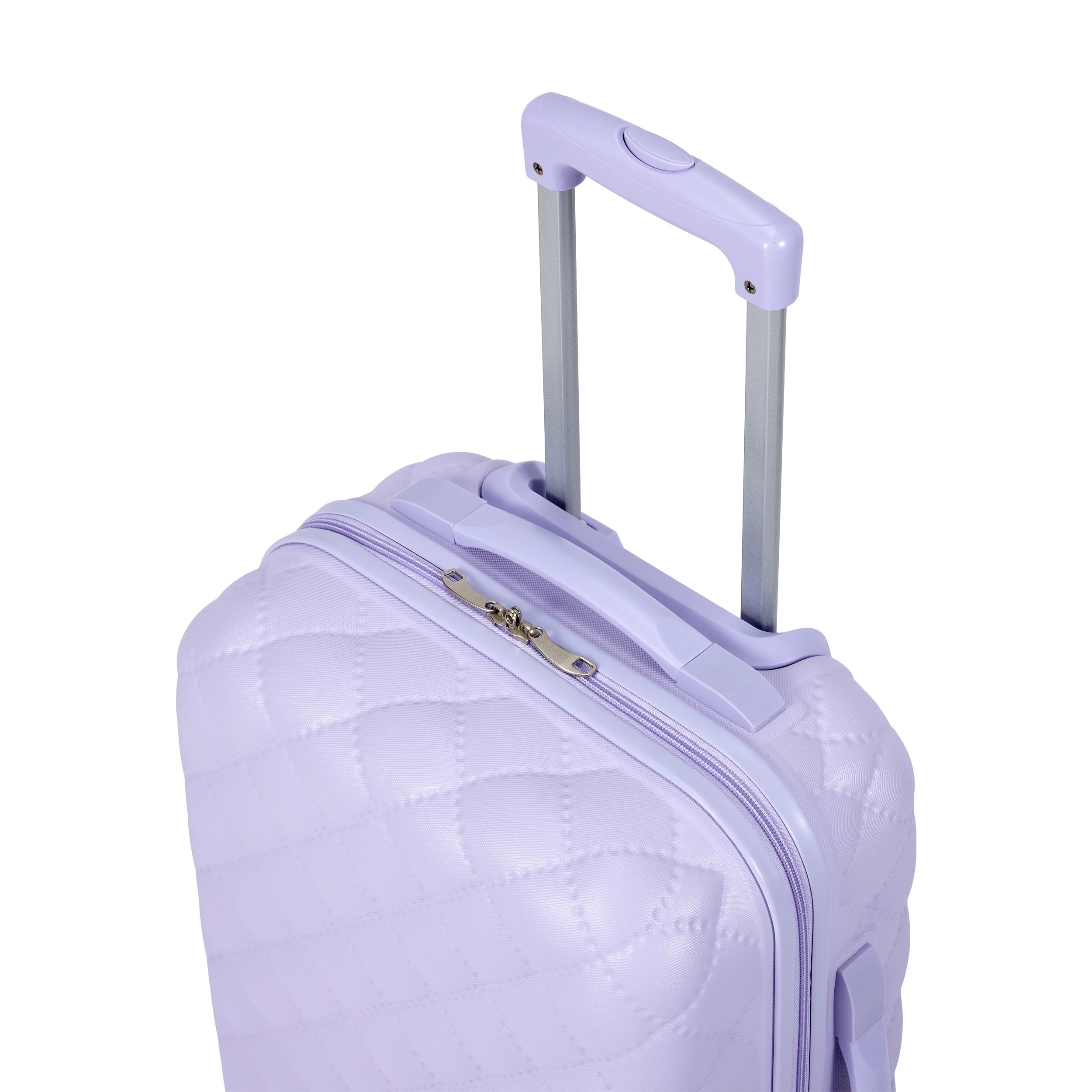 7 2 Piece Quilted Hard Case Set - Lilac, 7 of 8