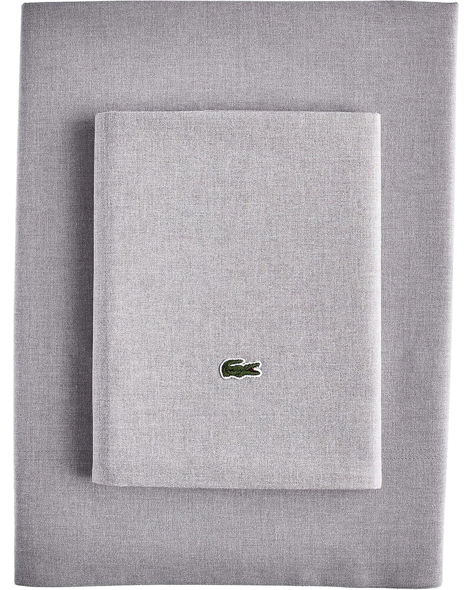 2 Lacoste California King 4-Piece Bed Sheet Set in Chambray Grey - King Bed, 2 of 5