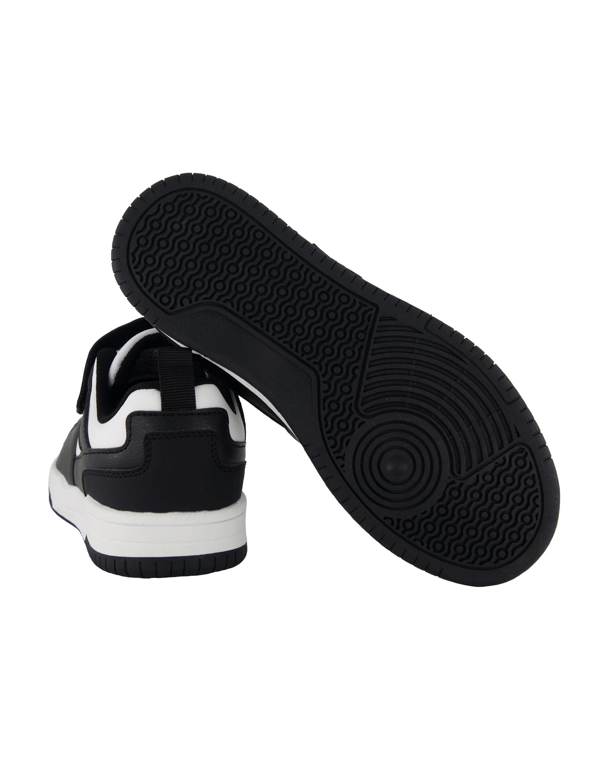 5 Senior Low Top Sneakers Blk Wht, 5 of 5