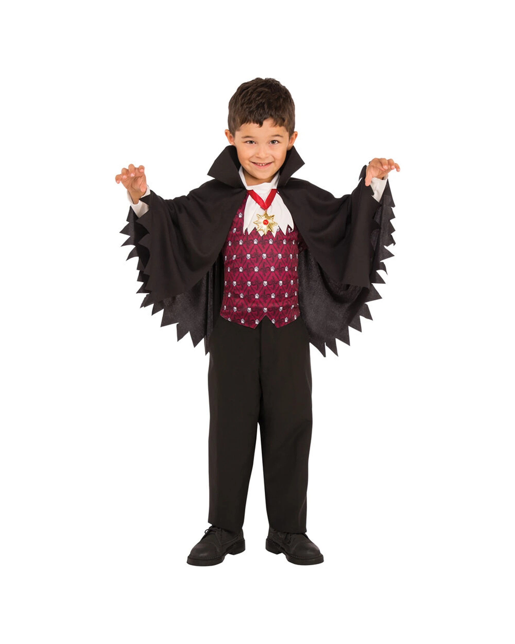 1 Rubies Little Vampire Boys Dress Up Costume Kids M - Natural, 1 of 3