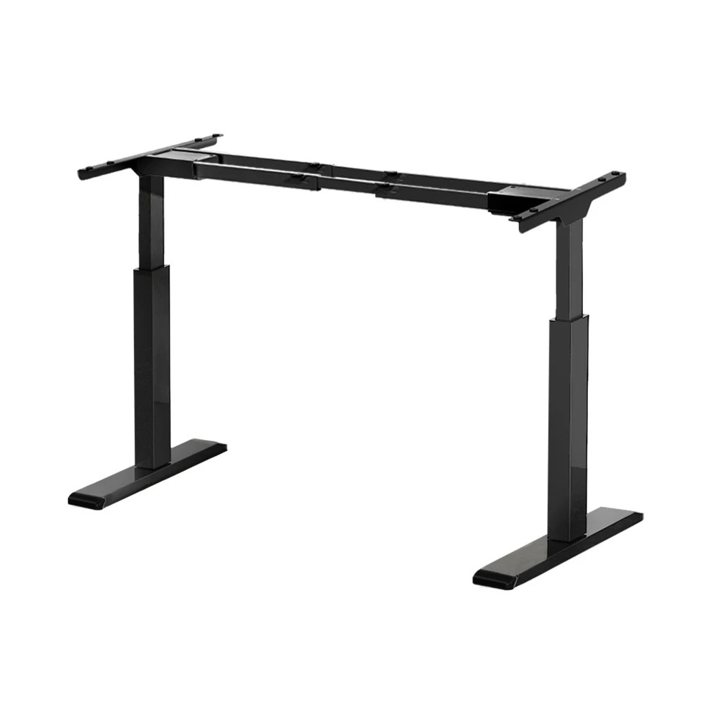 1 Artiss Standing Desk Frame Only Dual Motor Motorised - Black, 1 of 5