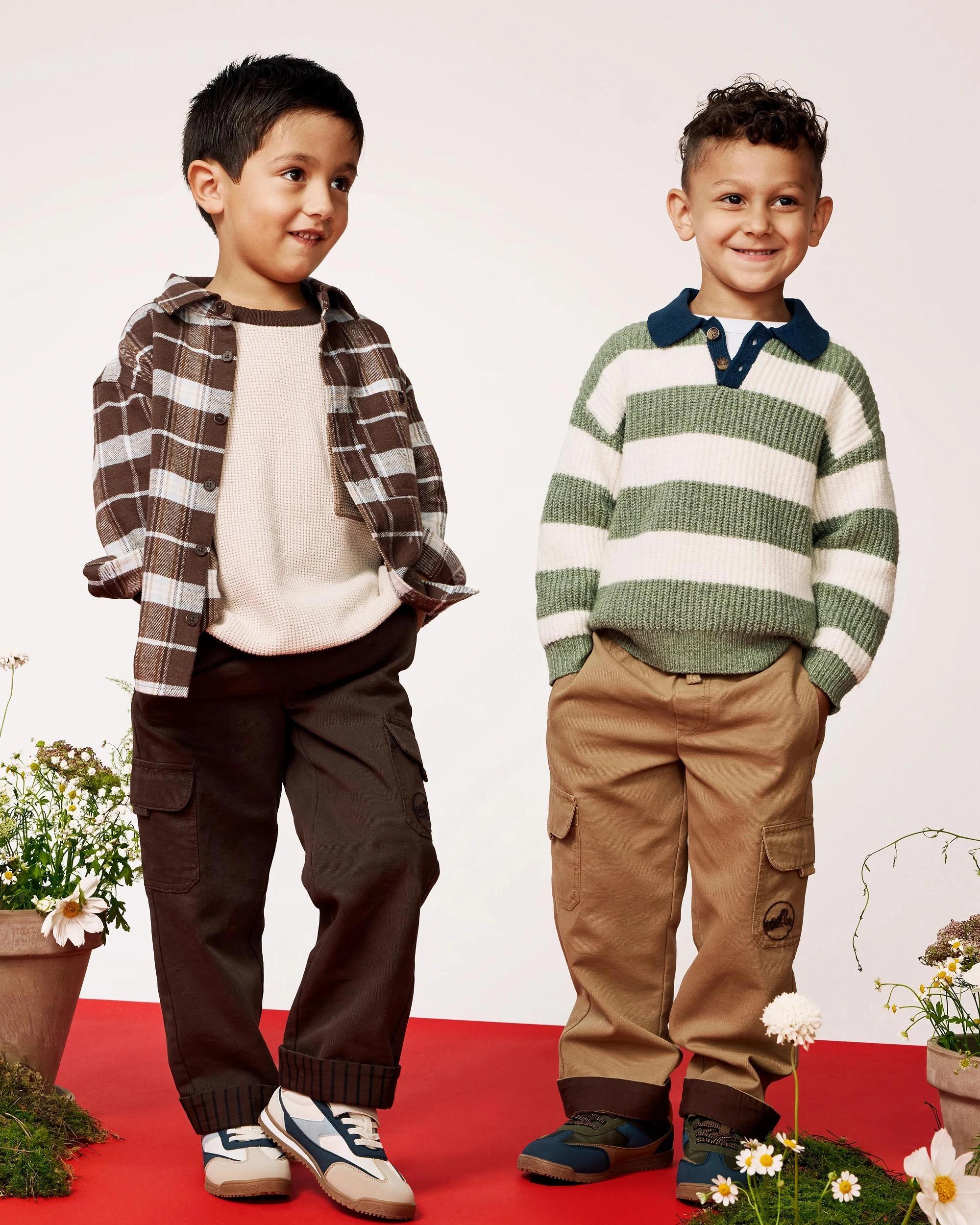 2 Target Kids Australian Cotton Flannelette Shirt HOT FUDGE, 2 of 3