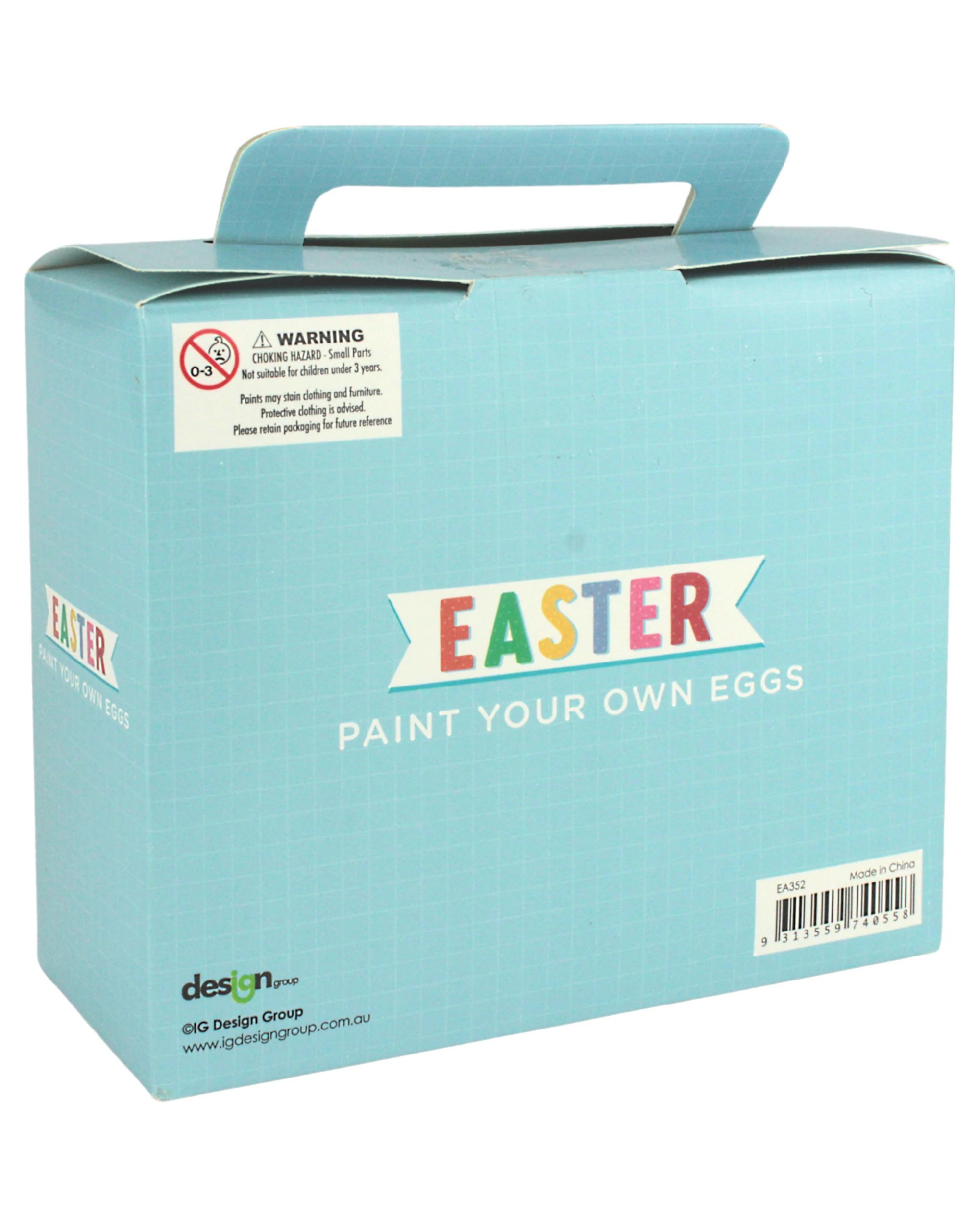 3 Design Group Paint Your Own Plaster Easter Egg Activity Kit, 3 of 3