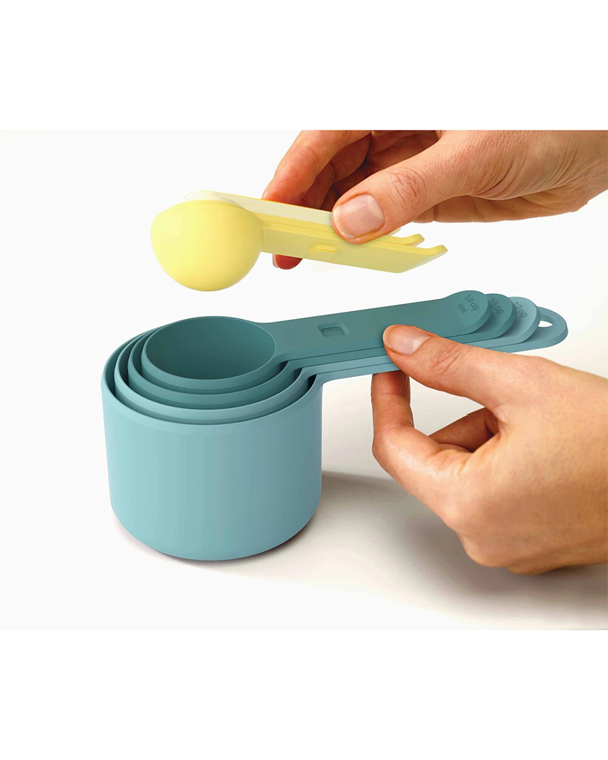 3 Joseph Joseph Nest Measures Opal Cooking Measuring Cup Set - Multi, 3 of 3