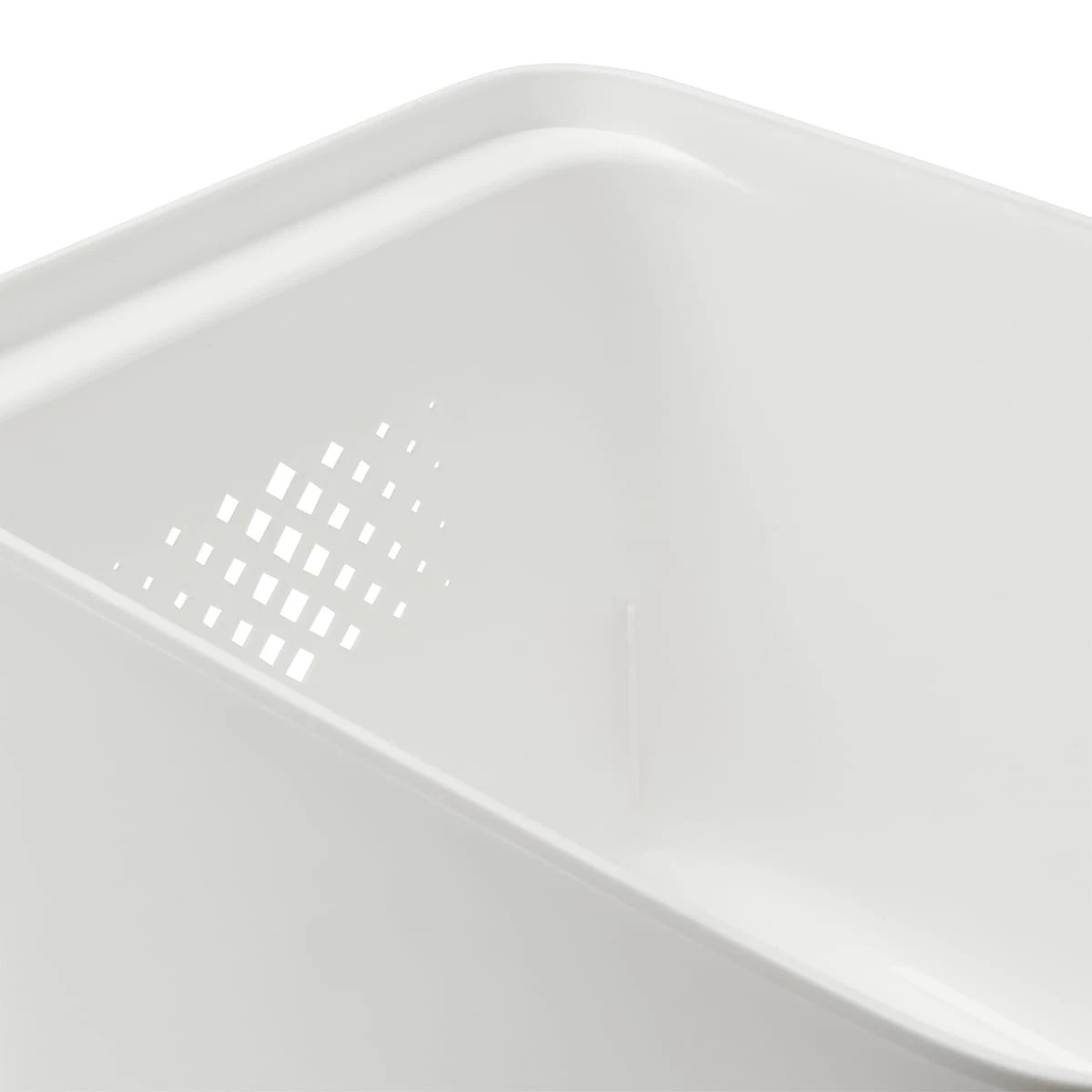 9 Storage Tub with Handle - Large, White, 9 of 10