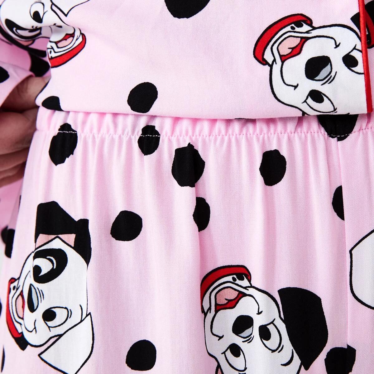 8 101 Dalmatians License Long Sleeve Top and Pants Woven Pyjama Set 101 DALMATIANS PINK LADY, 8 of 8