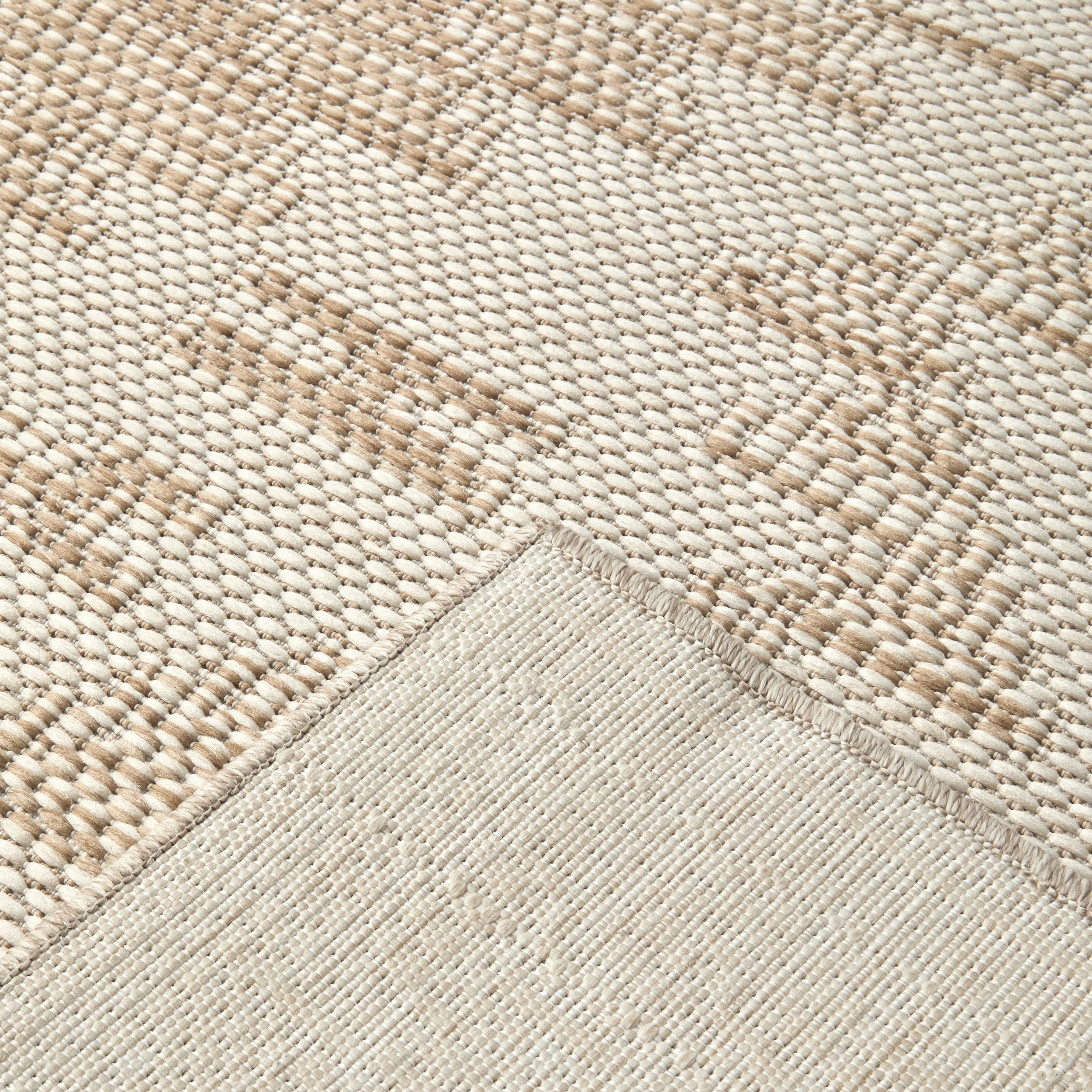 8 Common Ground Rugs Palmline Kuza 400x80cm - Large Outdoor Rug - Beige, 8 of 8