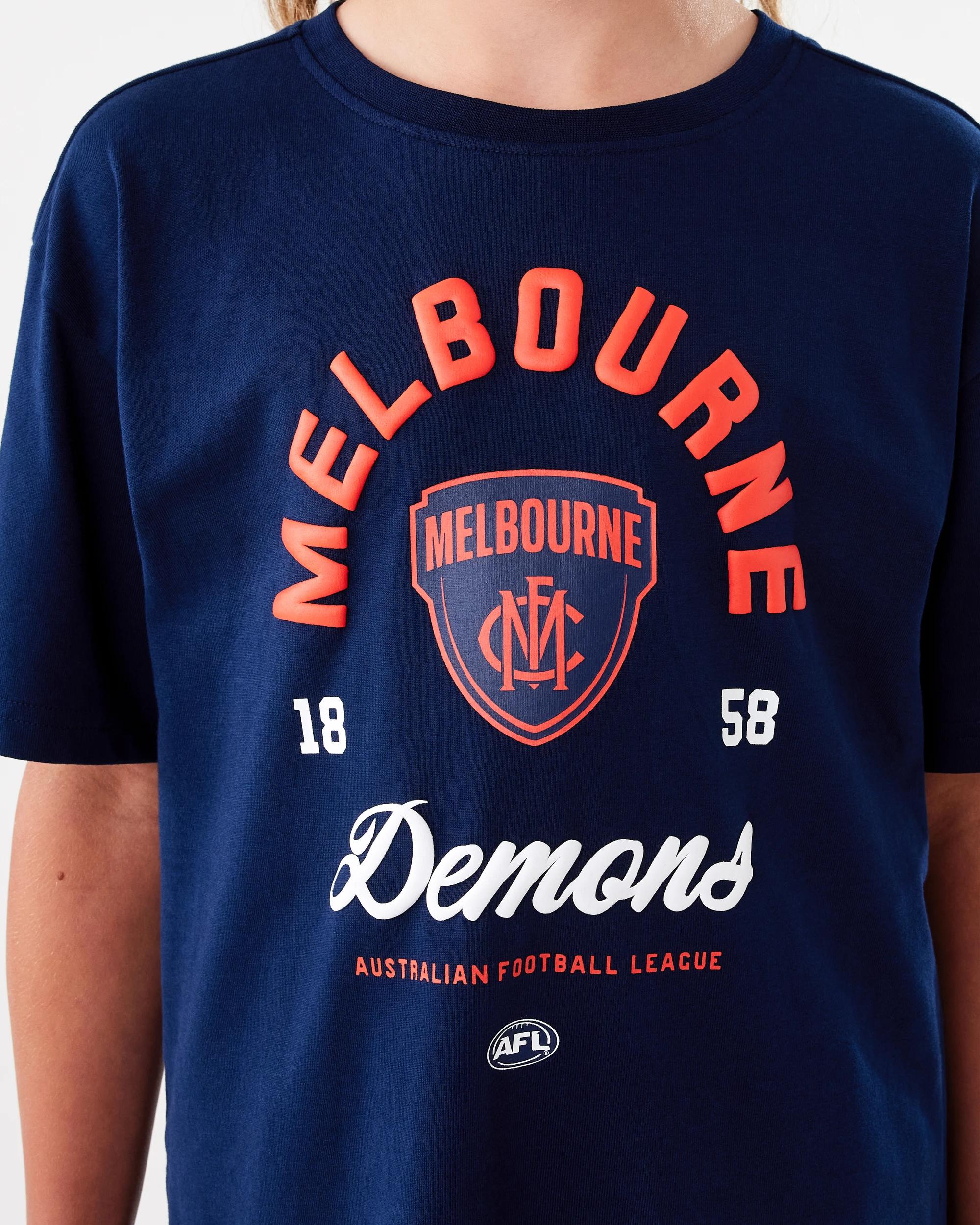 7 Official AFL Kids T-shirt Melbourne, 7 of 9