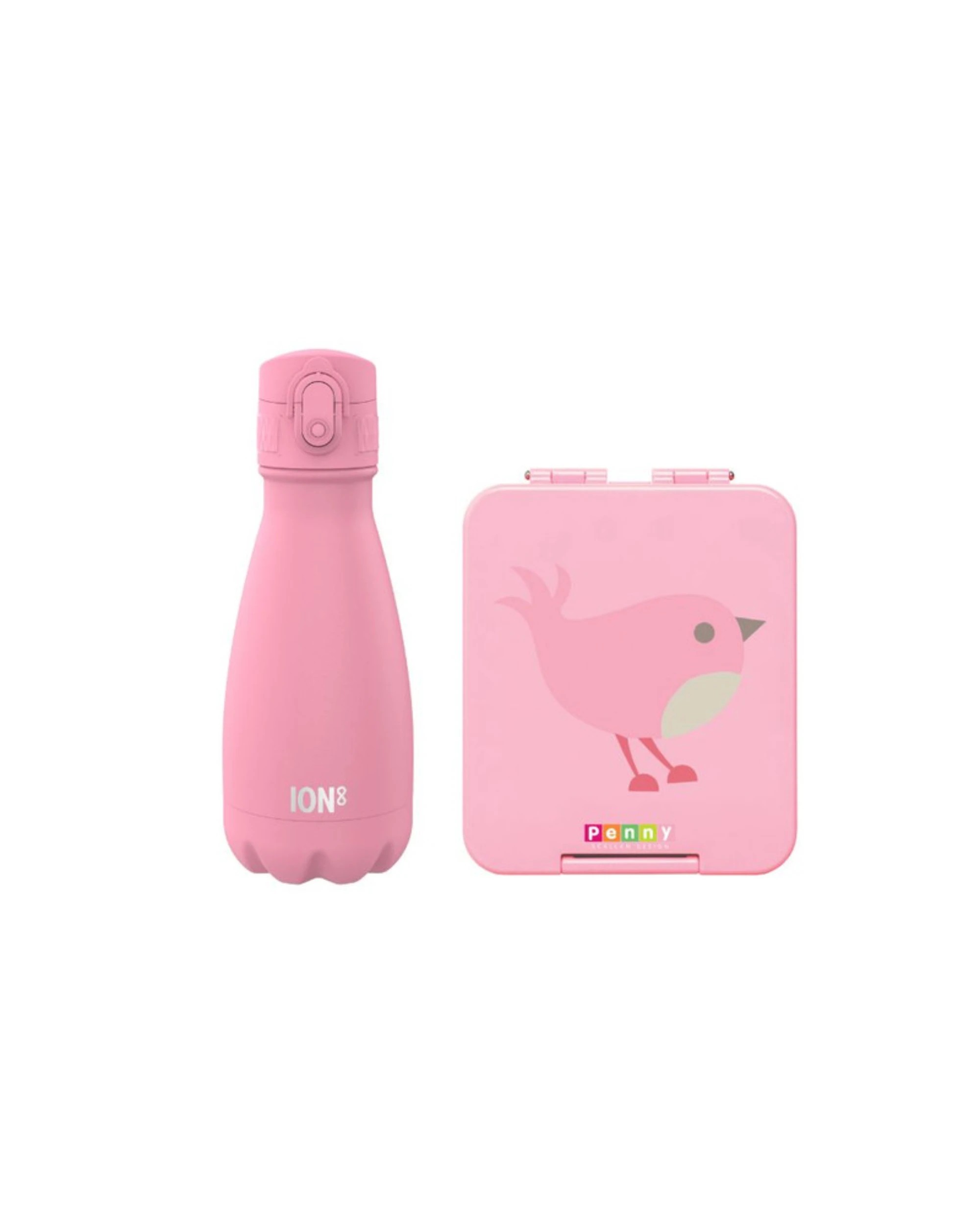1 Penny Scallan Mini Bento Box + Bonus ION8 Bottle - Chirpy Bird - Multi, 1 of 1