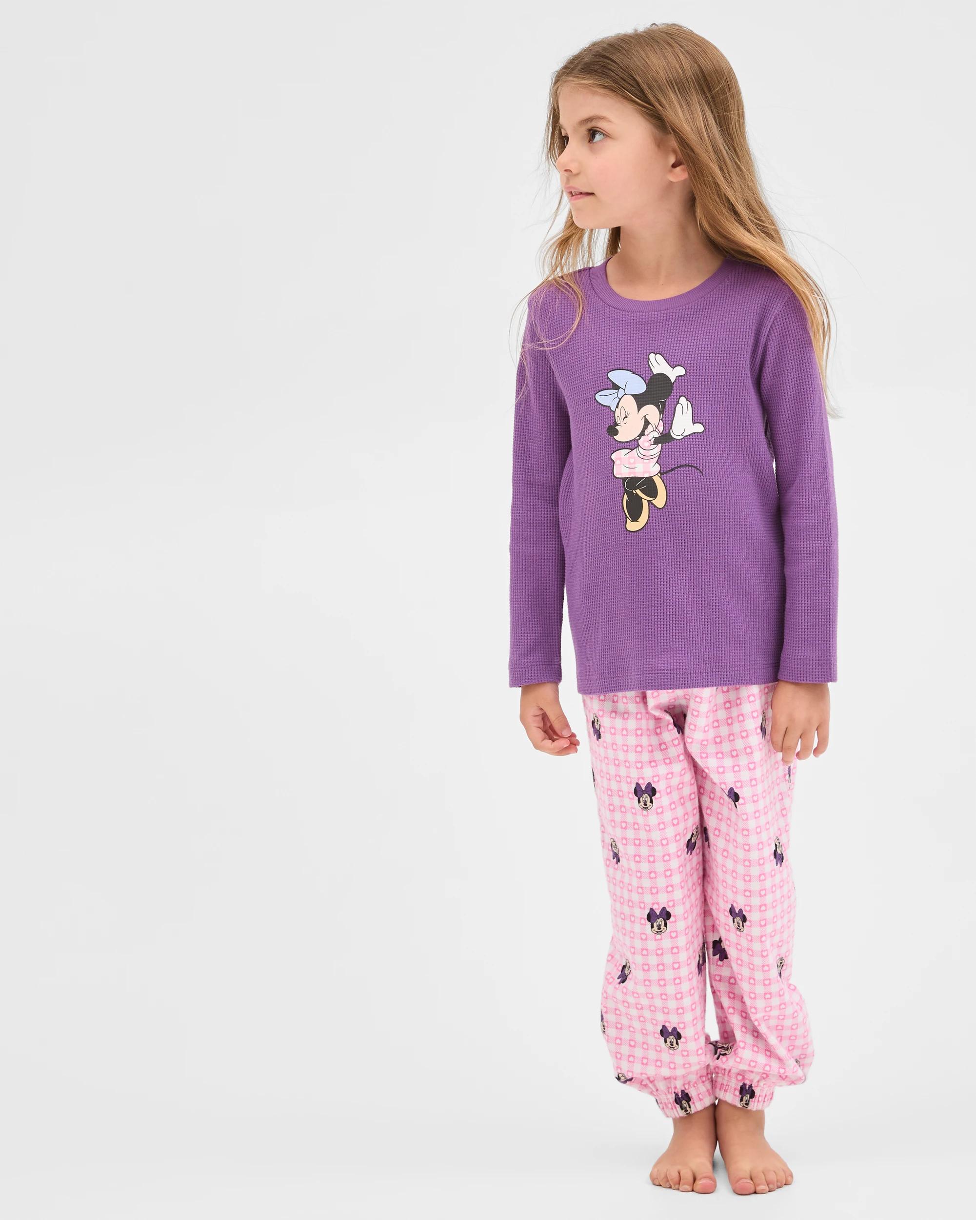 1 Disney Minnie Mouse Australian Cotton Younger Girls Pyjama Set MINNIE, 1 of 8