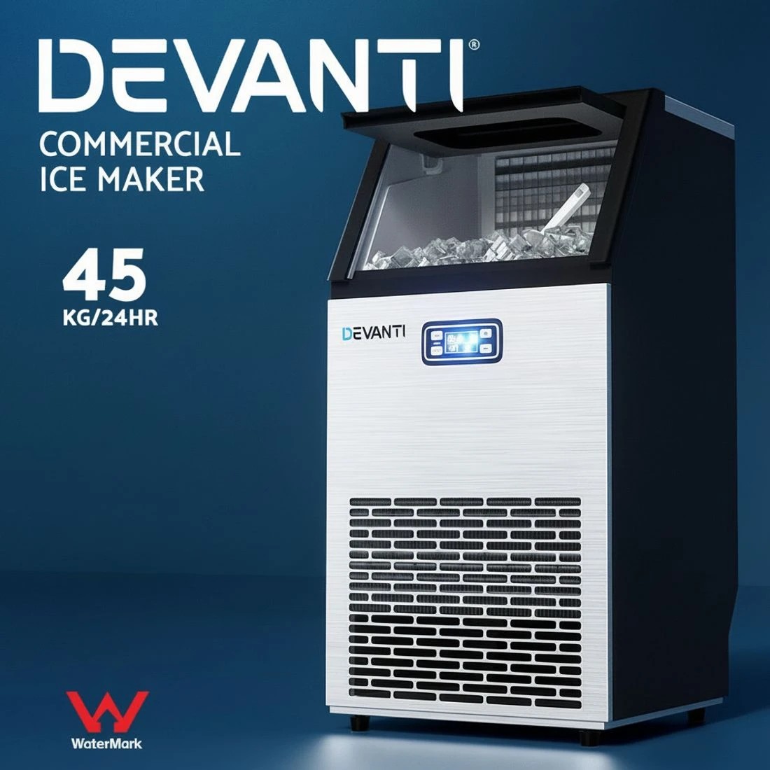 4 Devanti 45kg Commercial Ice Maker Machine - Black, 4 of 6