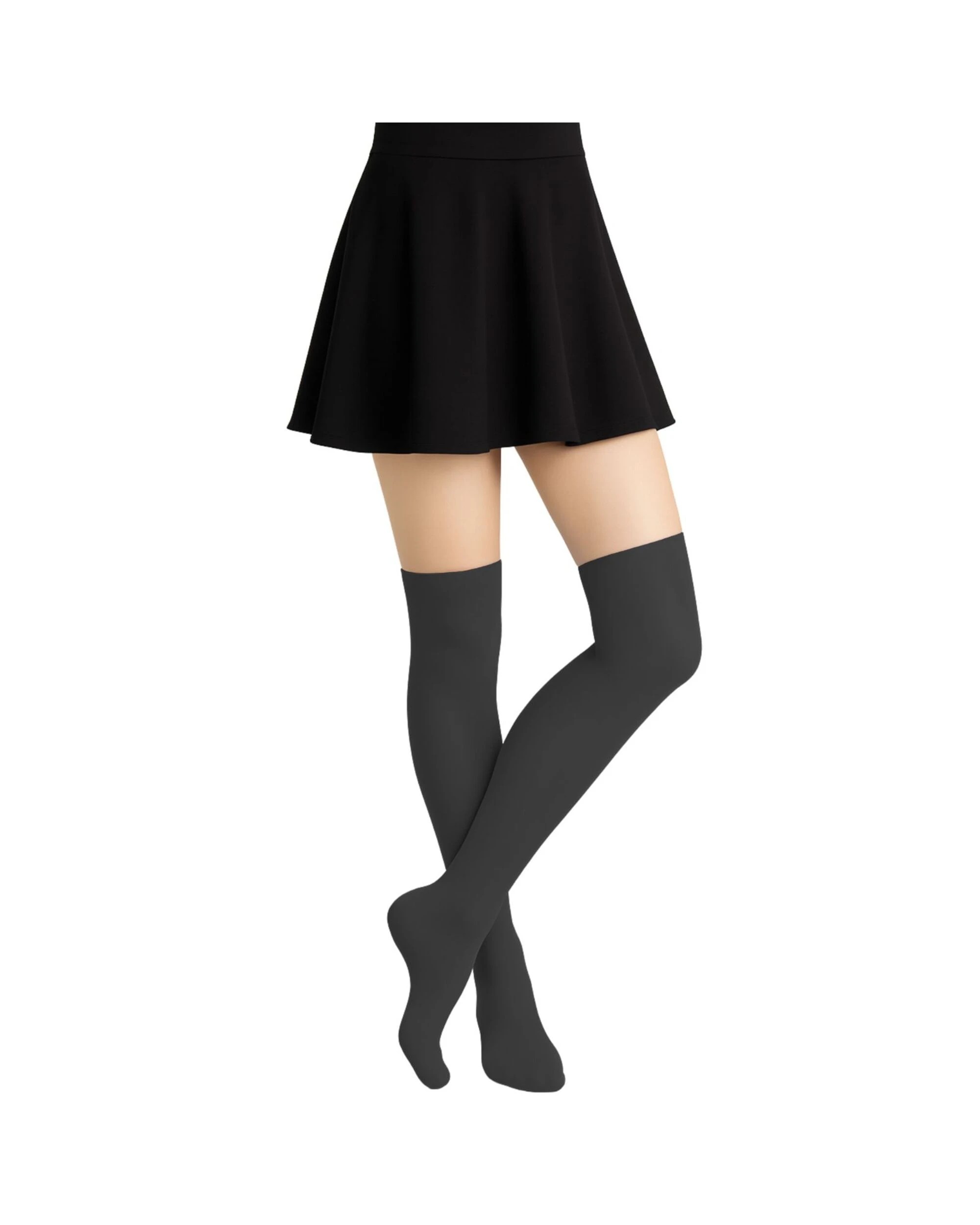 1 JD Party Over The Knee Stockings 1 Pair - One Size - Black, 1 of 2