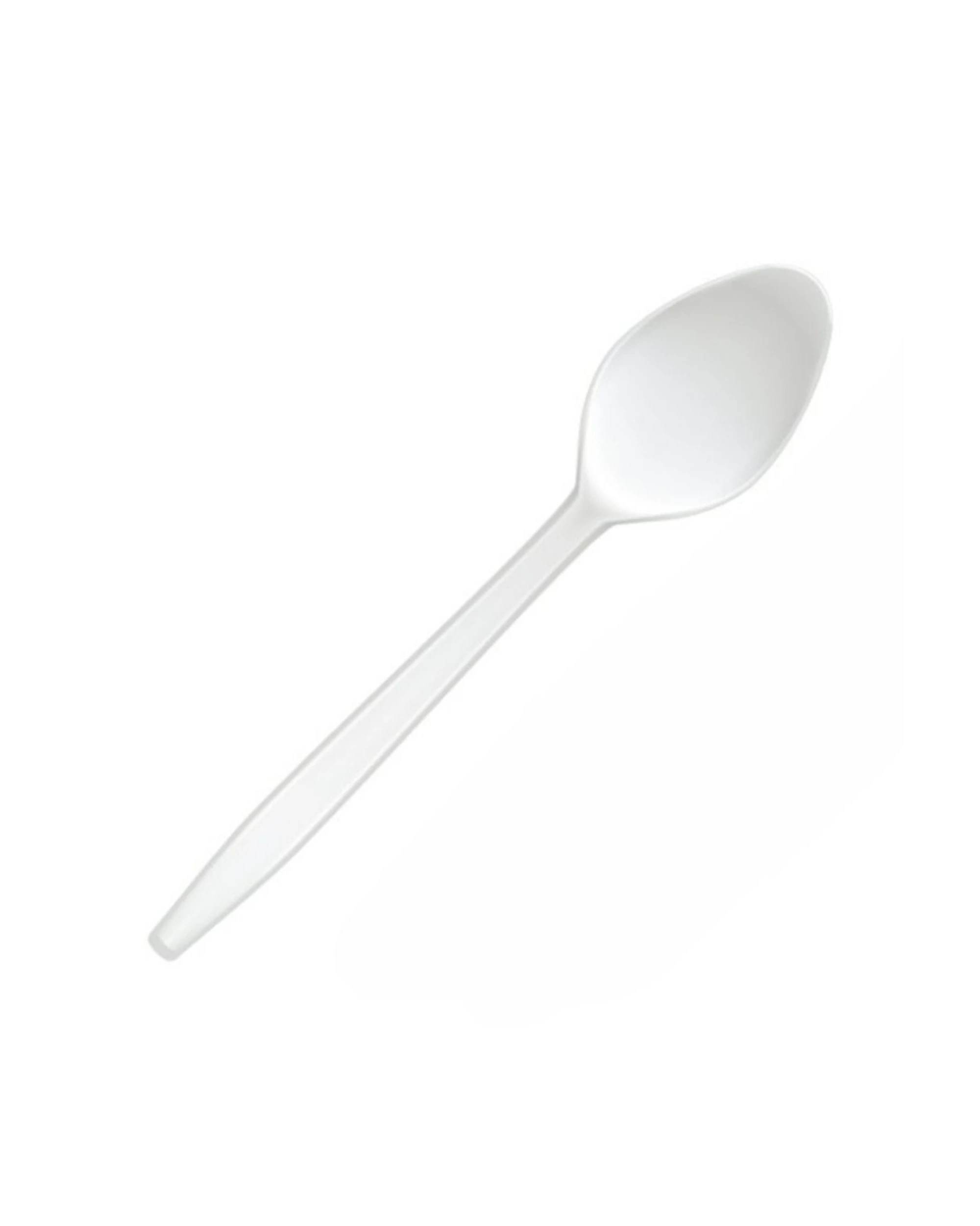 1 Partyware 20pc Heavy Duty Reusable Spoon Set Tableware/Serveware - White, 1 of 1