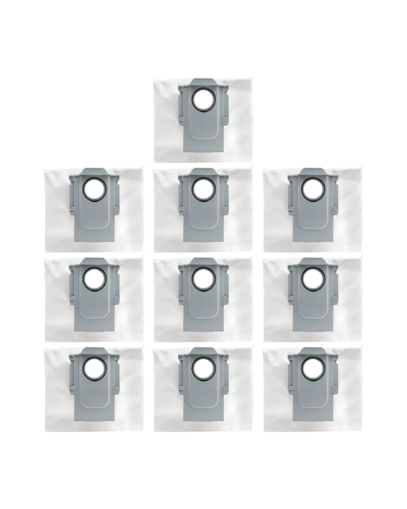 Hygieia 10 Bags For Roborock Q & S Series Robot Vacuum Cleaners - White