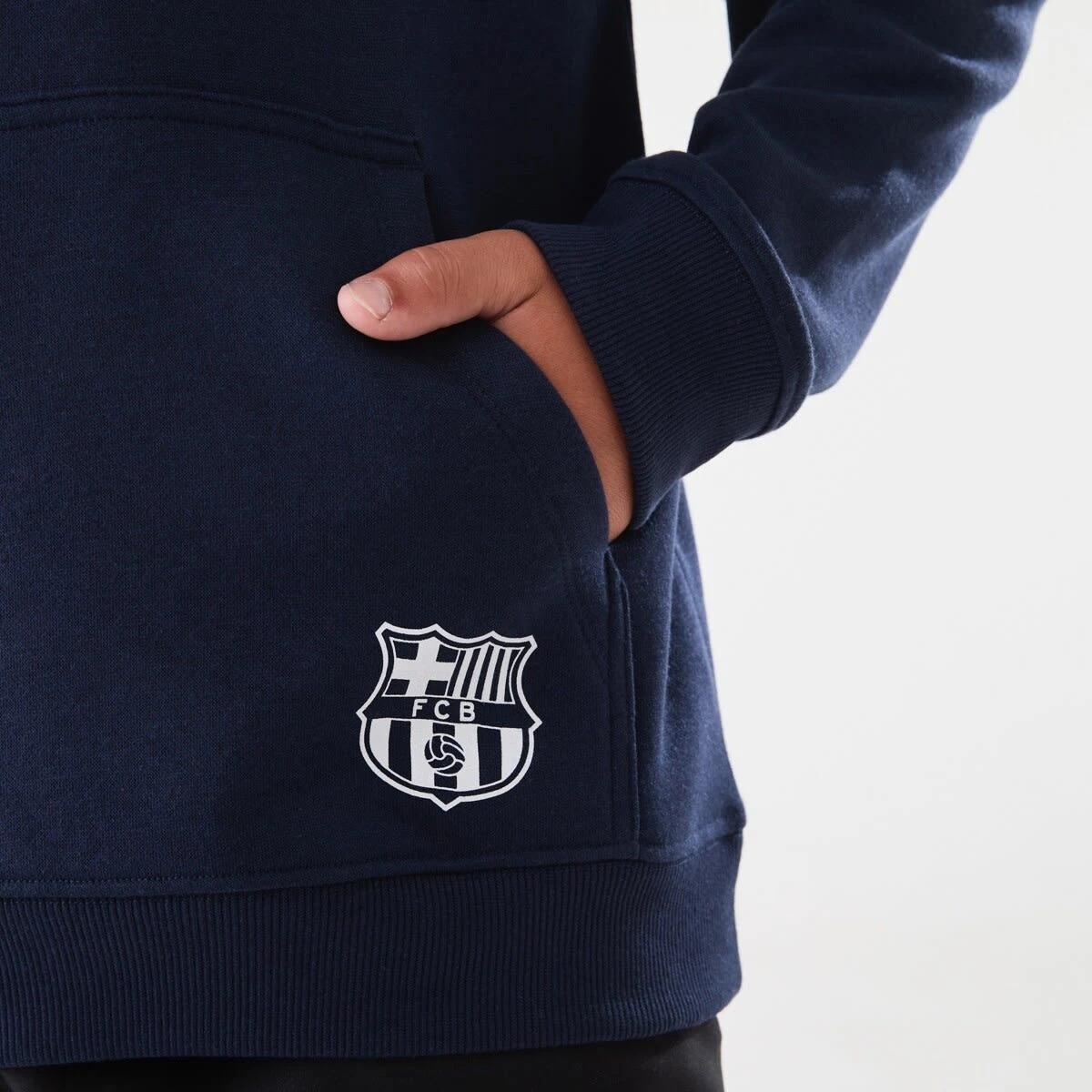 5 Official Youth Barcelona Hoodie Navy, 5 of 7