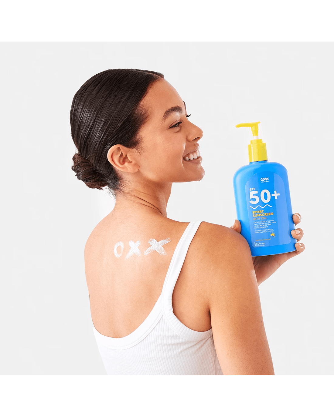5 OXX Skincare SPF 50+ Sport Sunscreen 500ml - Zinc and Aloe Vera, 5 of 10