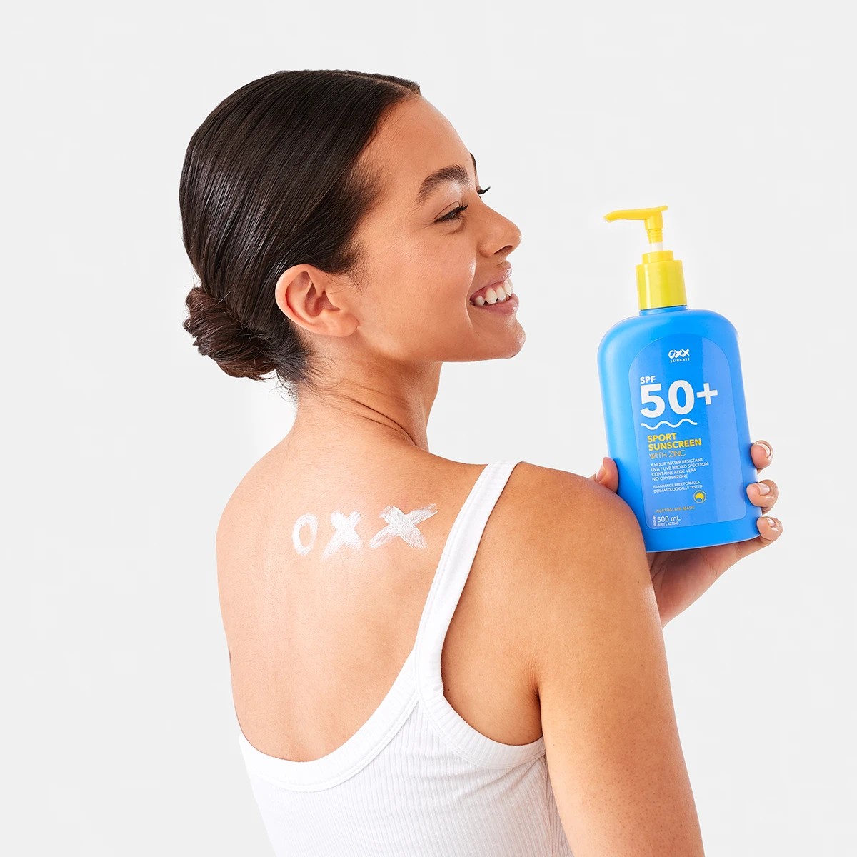 5 OXX Skincare SPF 50+ Sport Sunscreen 500ml - Zinc and Aloe Vera, 5 of 10