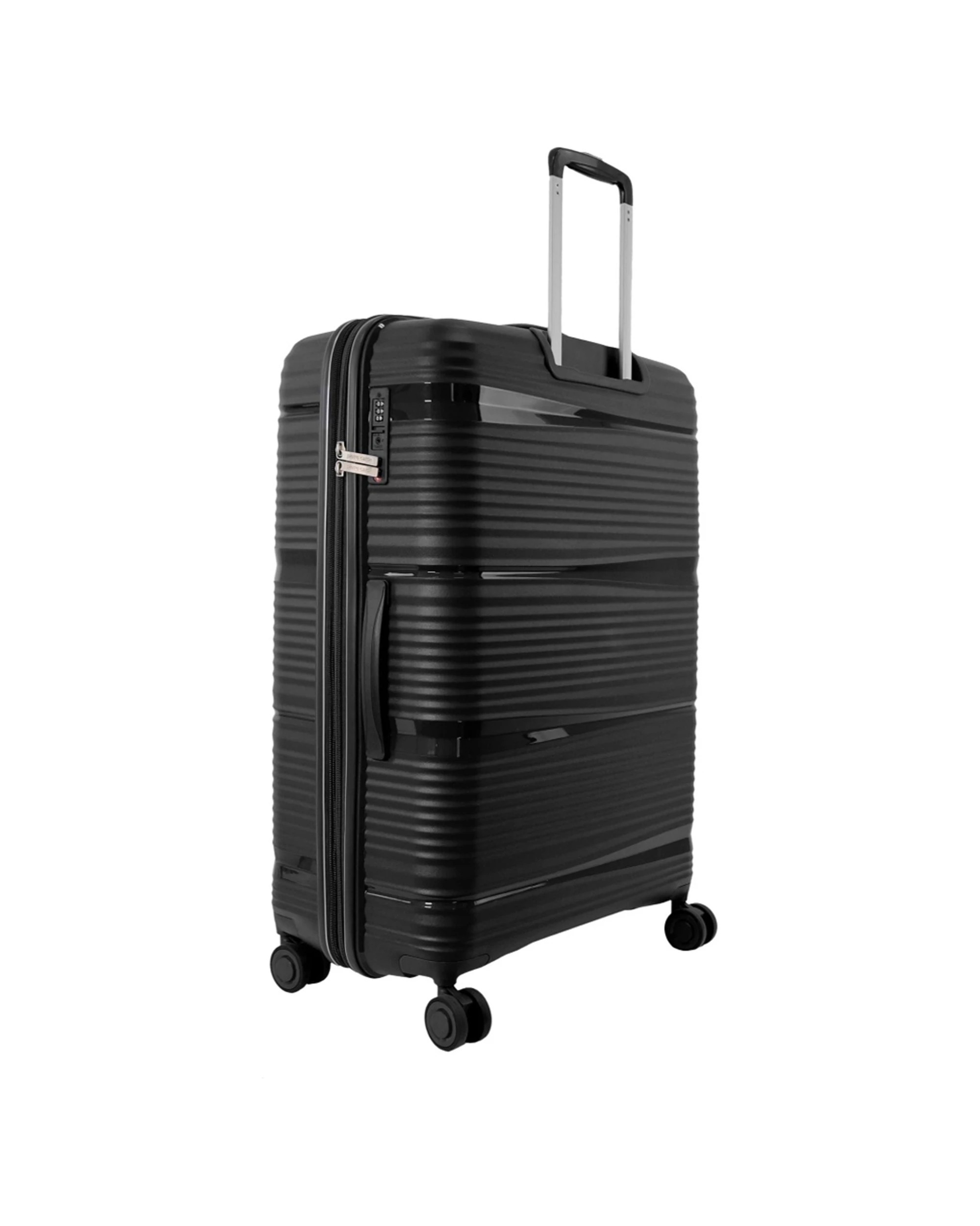 3 Pierre Cardin Normandy Medium 117L Hard Shell Case Suitcase Travel Luggage - Black, 3 of 4