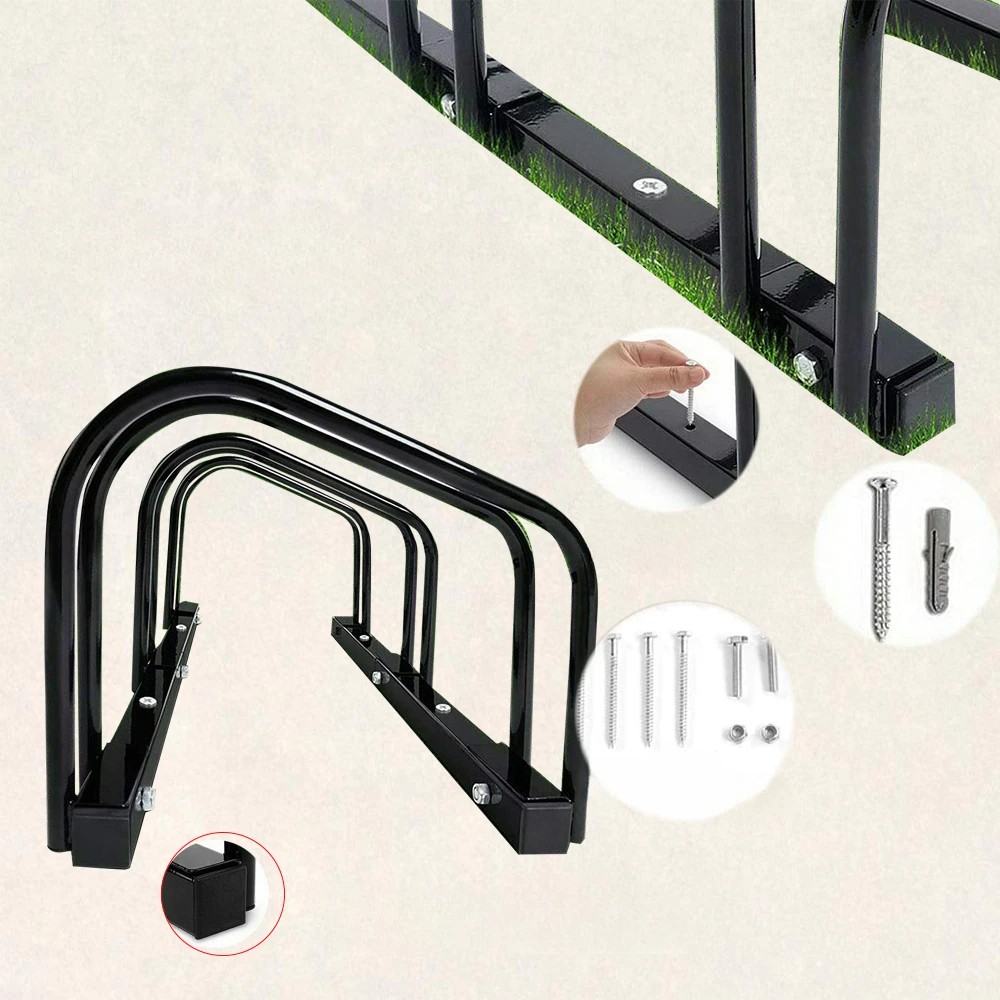 6 Elora Bicycle Upto 6 Bike Stand Rack Storage Floor Parking Holder Cycling Portable Stands, 6 of 7