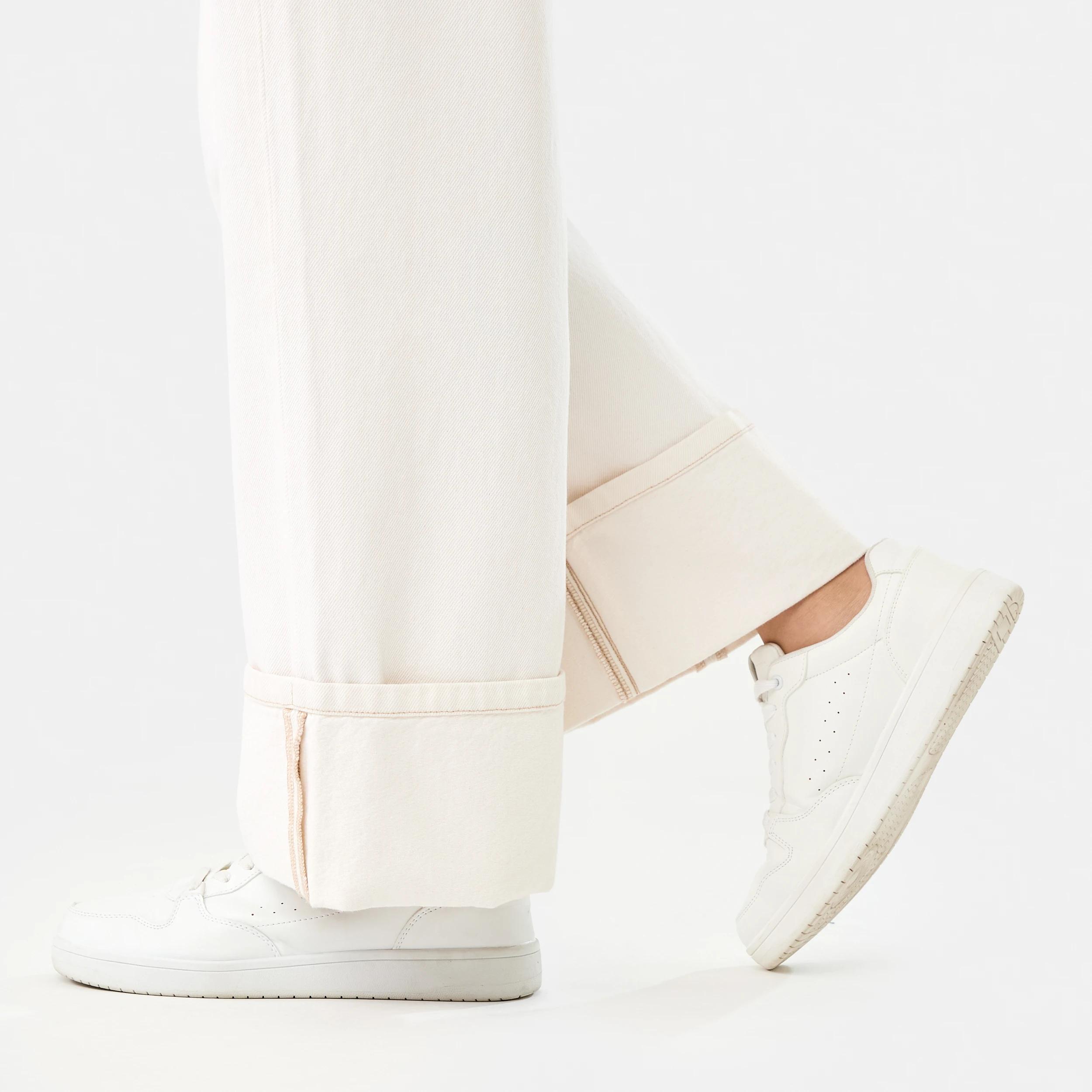 7 Cuffed Hem Jeans Ecru, 7 of 9