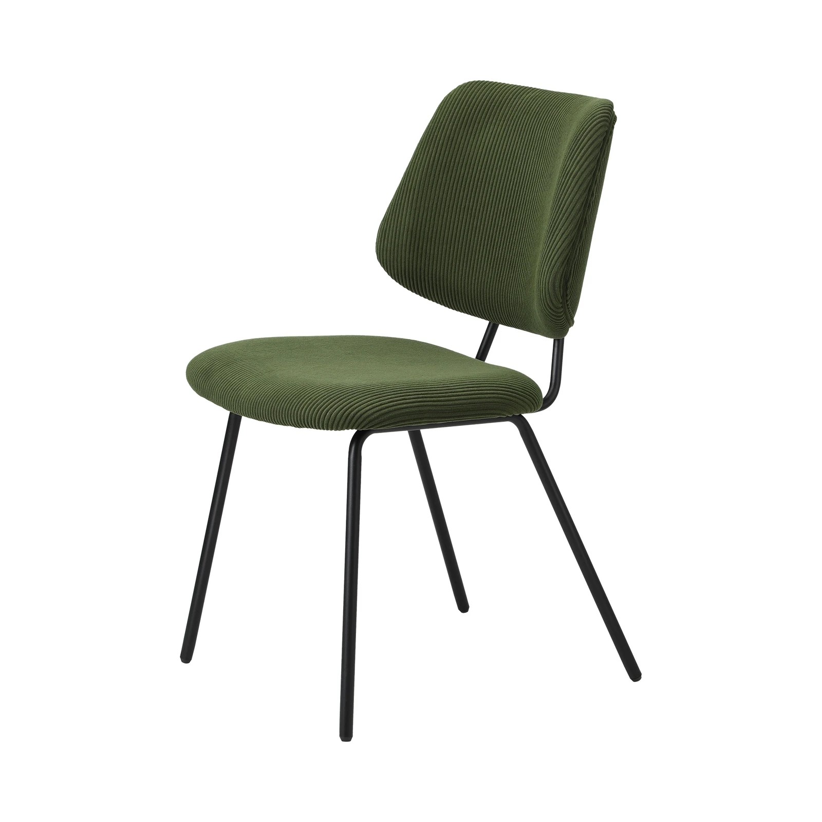8 Oikiture 2x Dining Chair Vintage Retro Polyester Kitchen Padded Lounge
 - Green, 8 of 10
