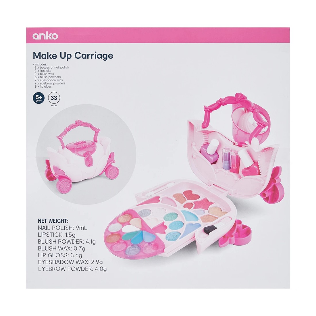 10 33 Piece Make Up Carriage, 10 of 10