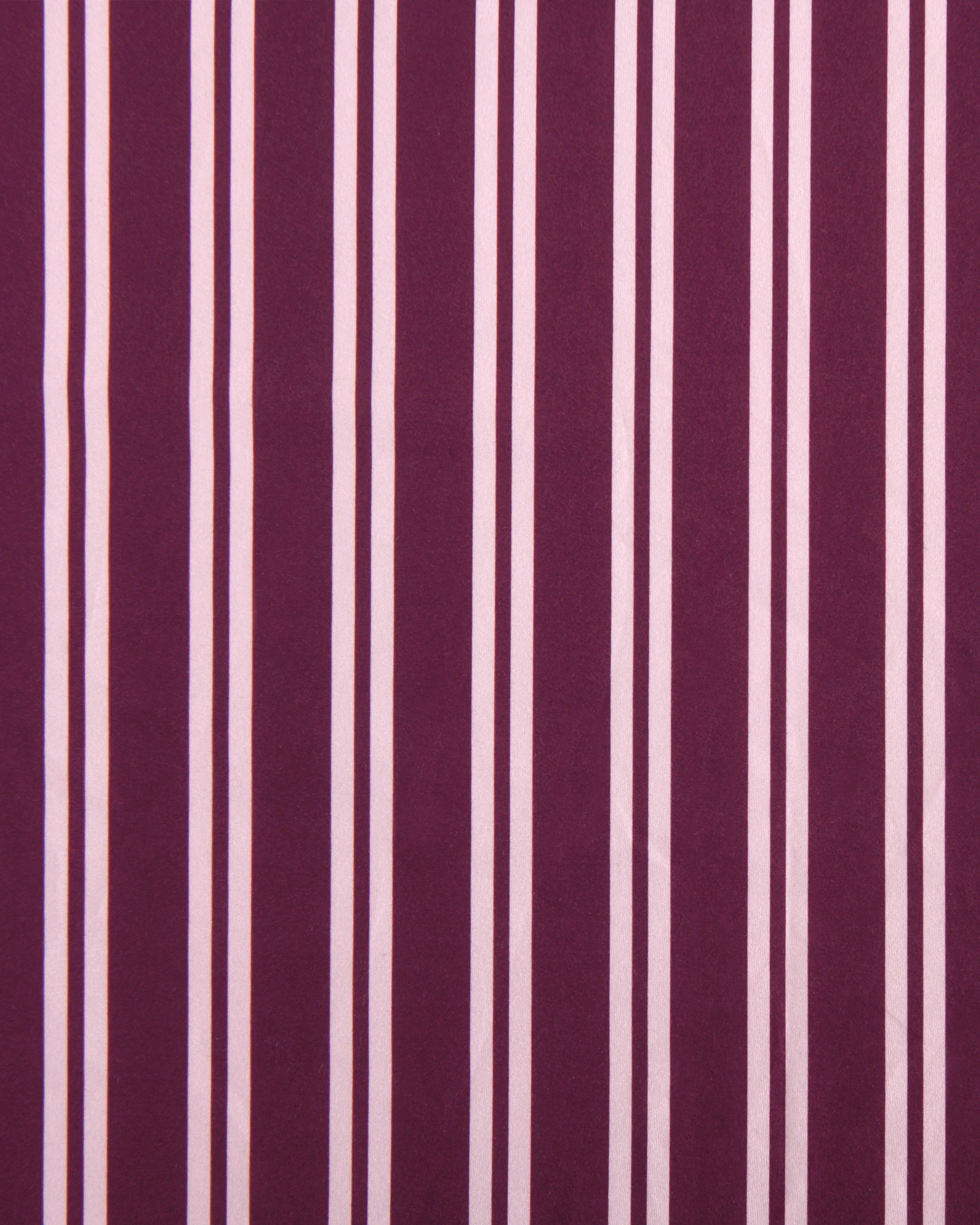 5 Dreamaker Pippa Polka Dot & Stripe Reversible Quilt Cover Set - Queen Bed - Pink/Plum, 5 of 6