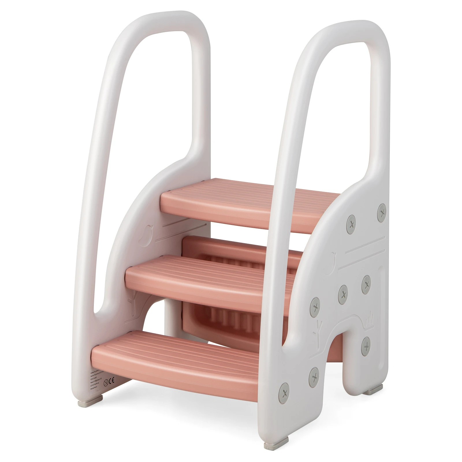 1 Costway 3-Step Stool Toilet Potty Training, 1 of 4