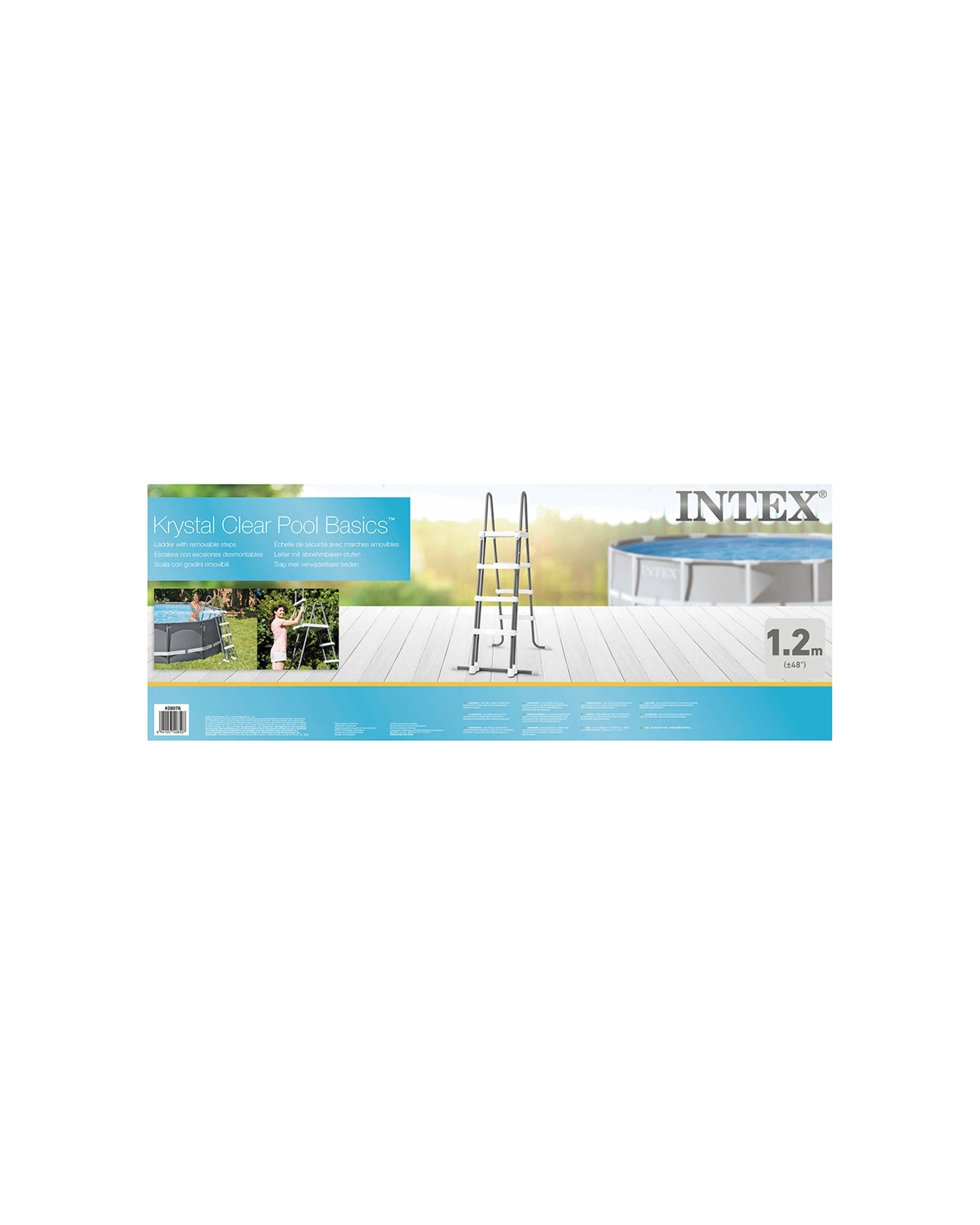 4 Intex Ladder With Removable Steps For 1.22M Pools - Multi, 4 of 4