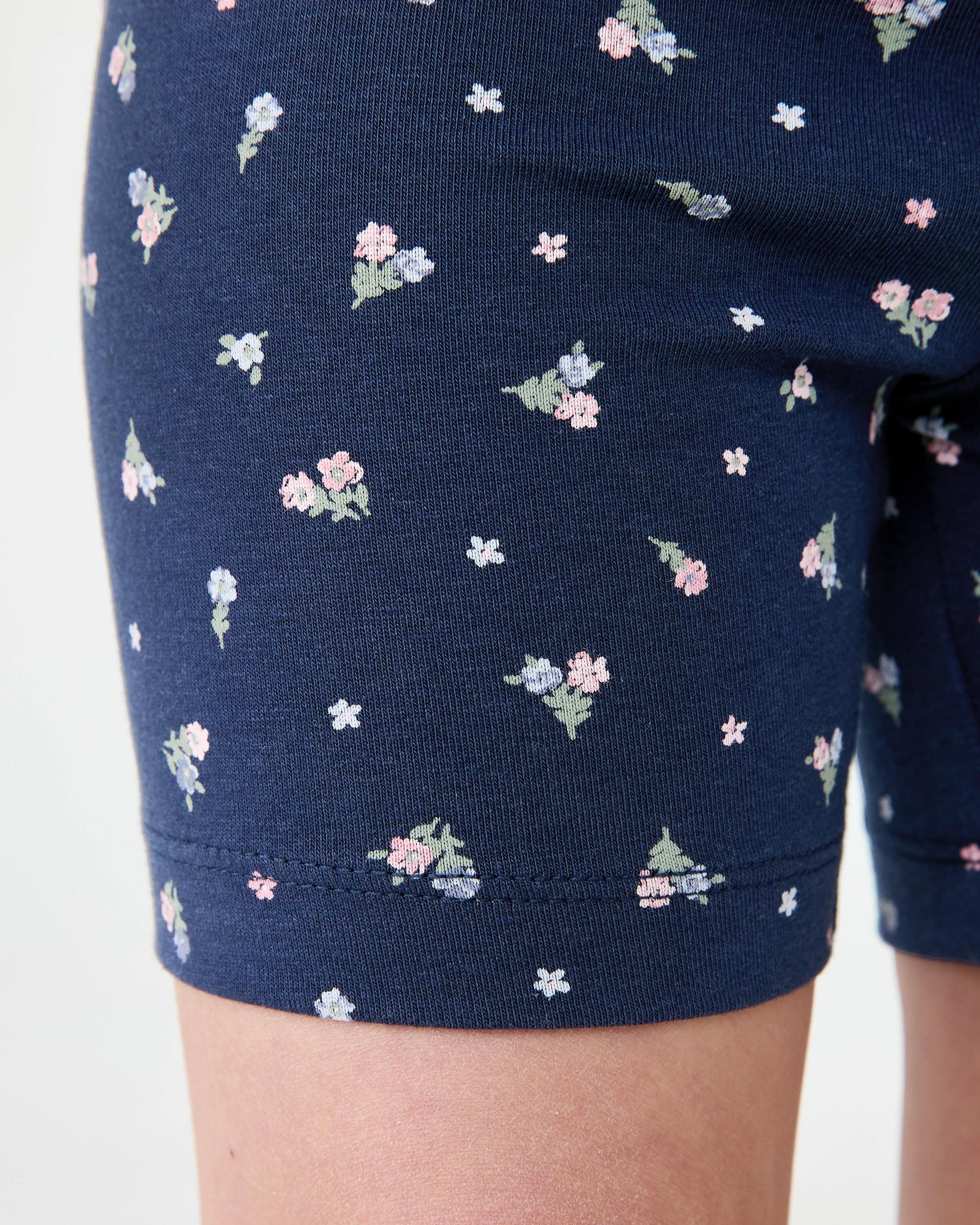 4 Printed Bike Shorts Nvy Floral, 4 of 6
