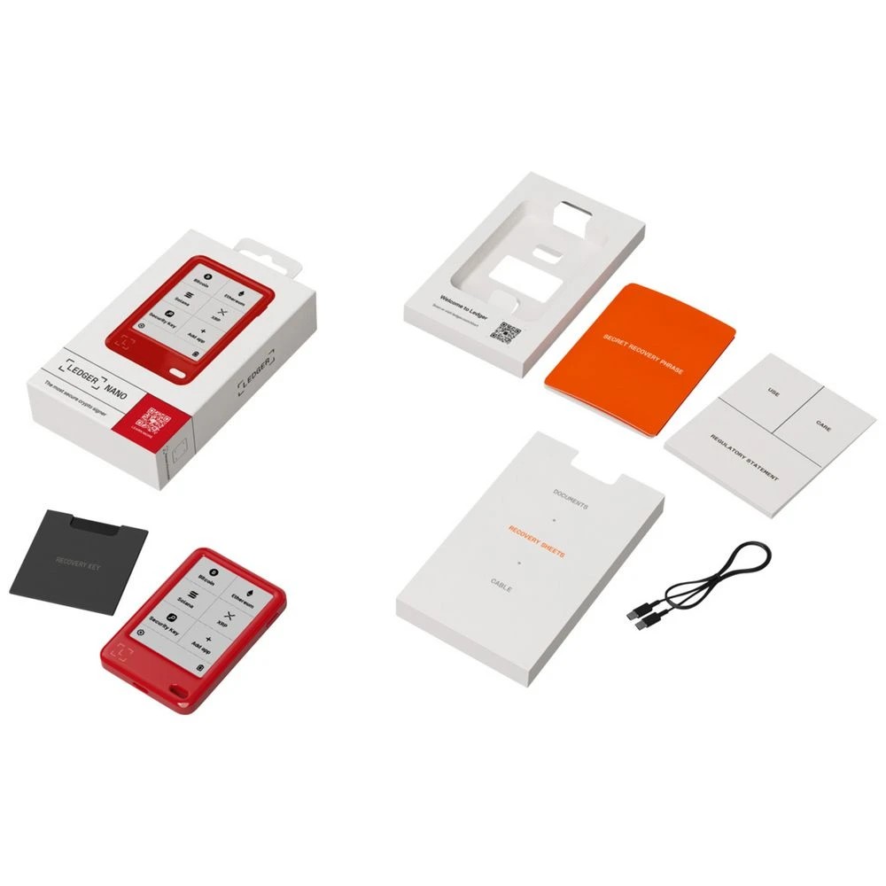 5 Ledger Nano Gen 5 Crypto Wallet Cherry Red, 5 of 7