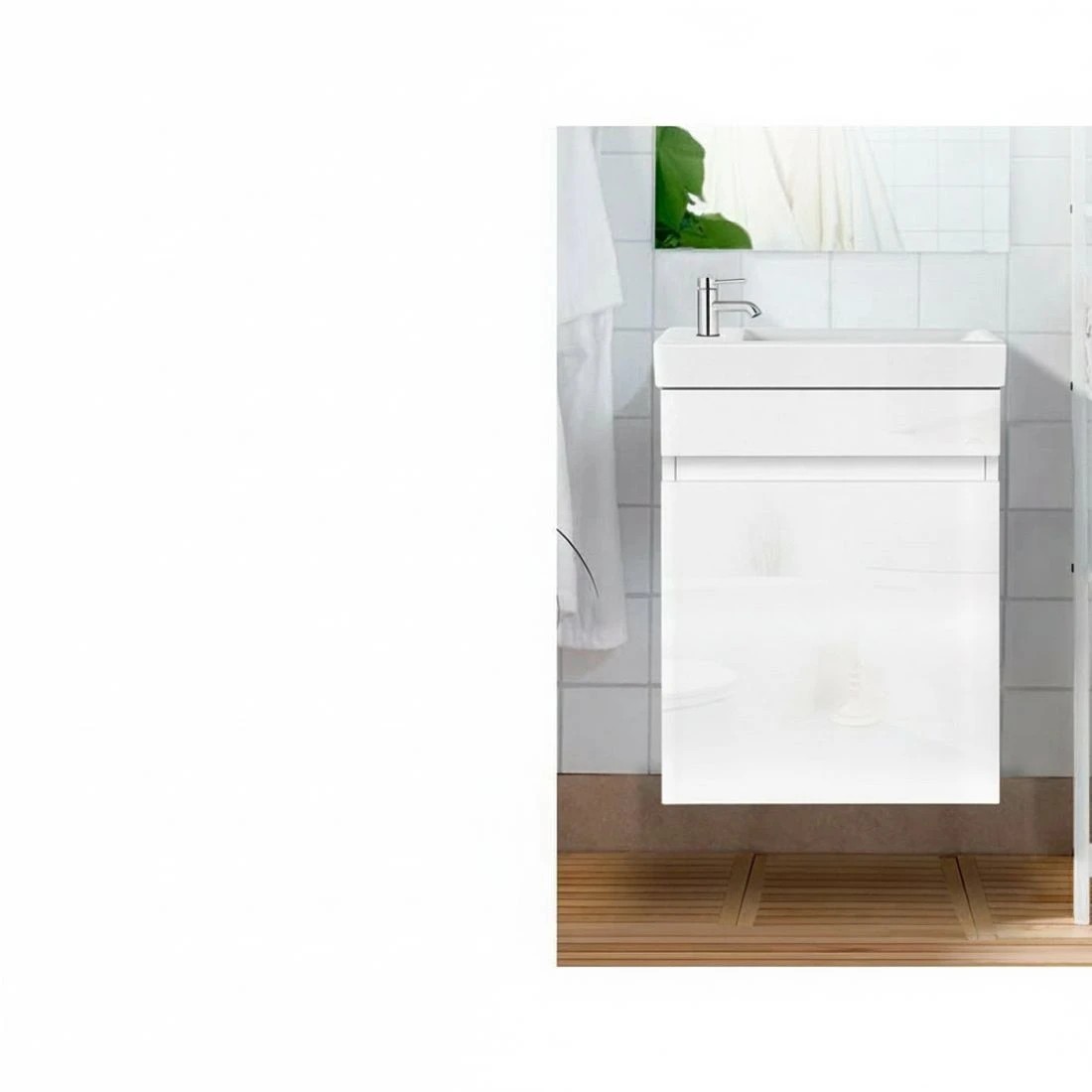 3 Cefito Vanity Unit 400mm with Basin - White, 3 of 6