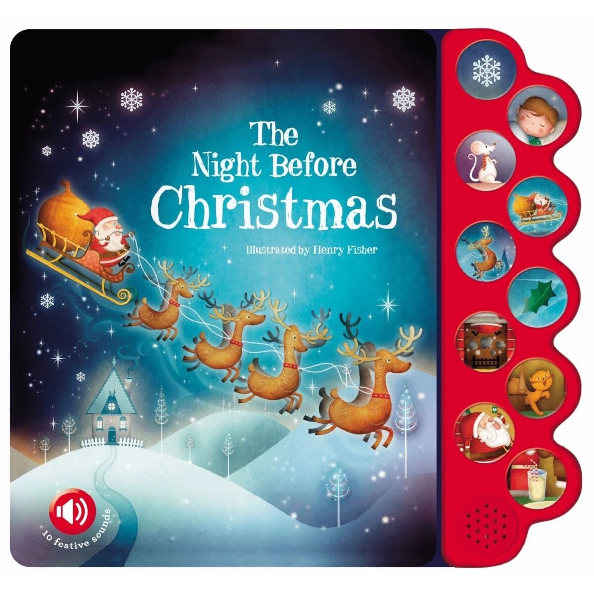 1 The Night Before Christmas by Henry Fisher - Sound Book, 1 of 2