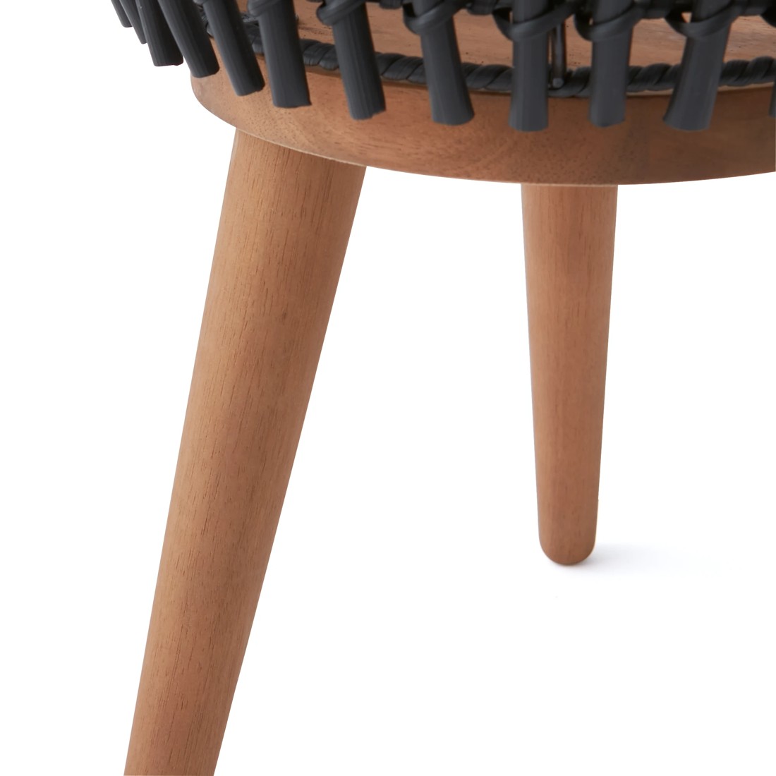 6 Woven Black Pot Stand, 6 of 6