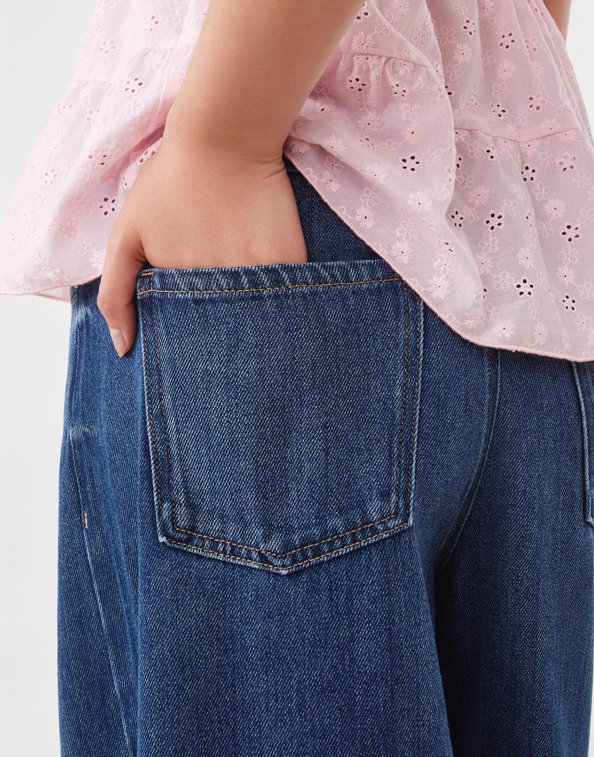 8 Palazzo Jeans Dark Wash, 8 of 9