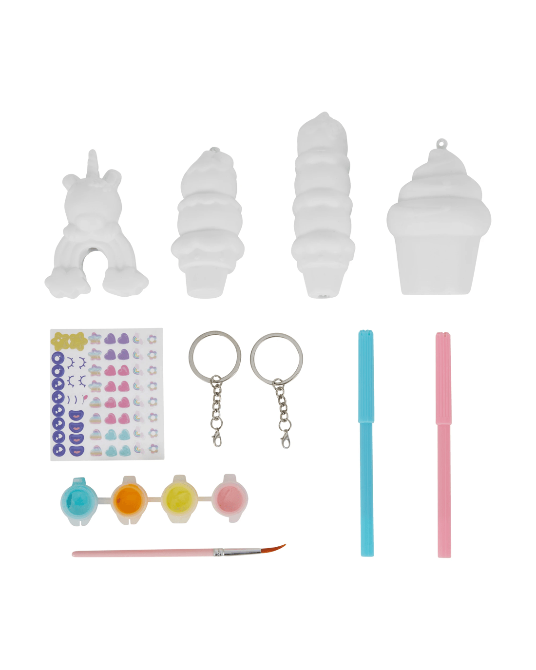 2 Squishy Keyring and Pen Topper Decoration Kit, 2 of 10