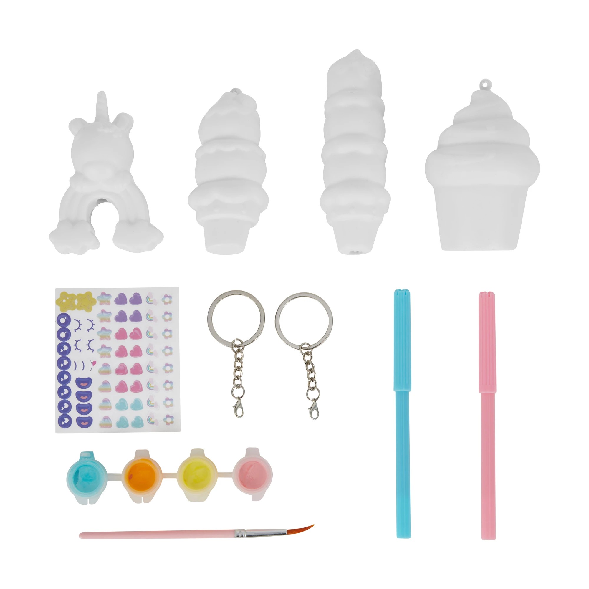 2 Squishy Keyring and Pen Topper Decoration Kit, 2 of 10