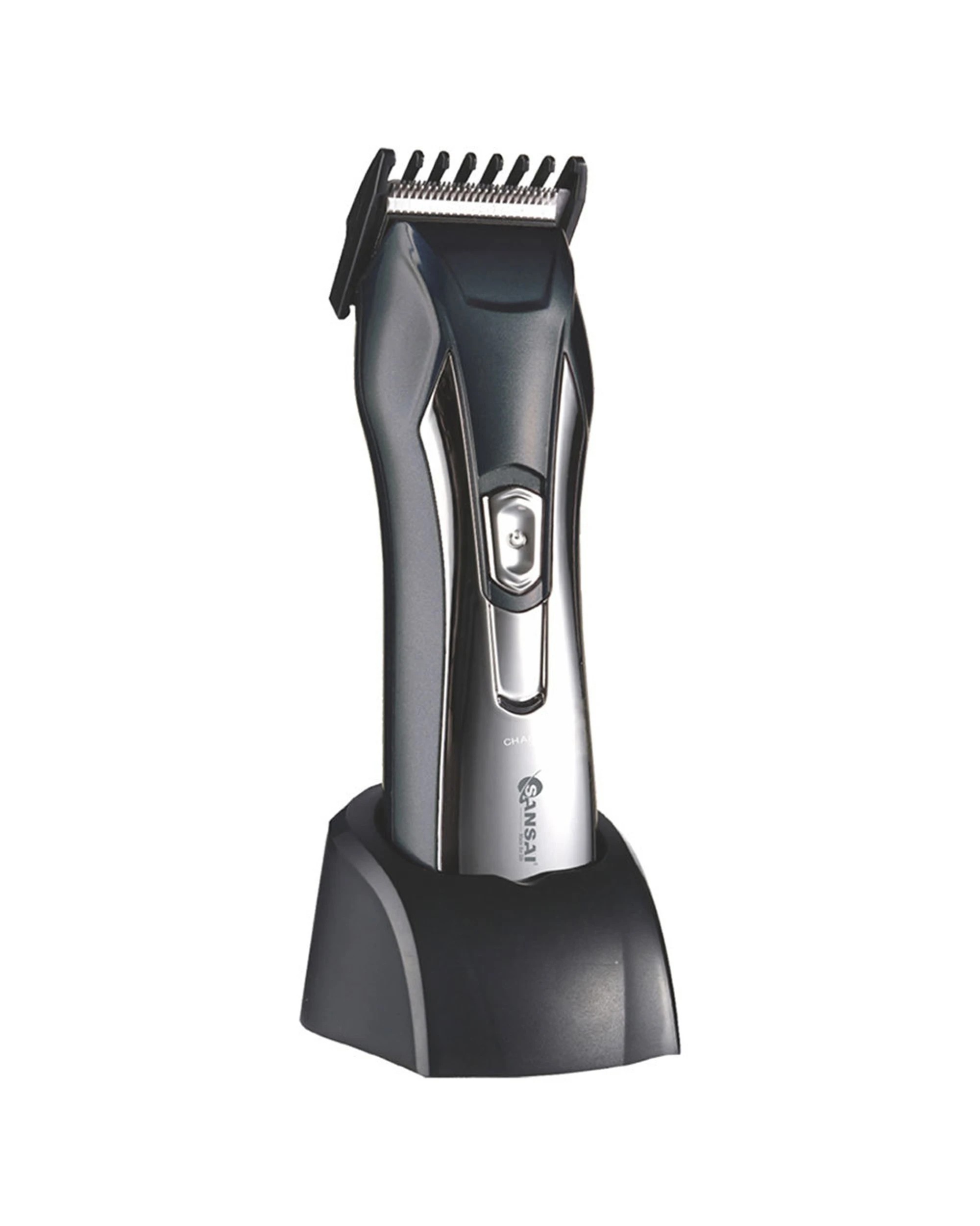 3 Sansai Professional Rechargeable Corded Cordless Beard Hair Clipper Hair Trimmer - Black, 3 of 3