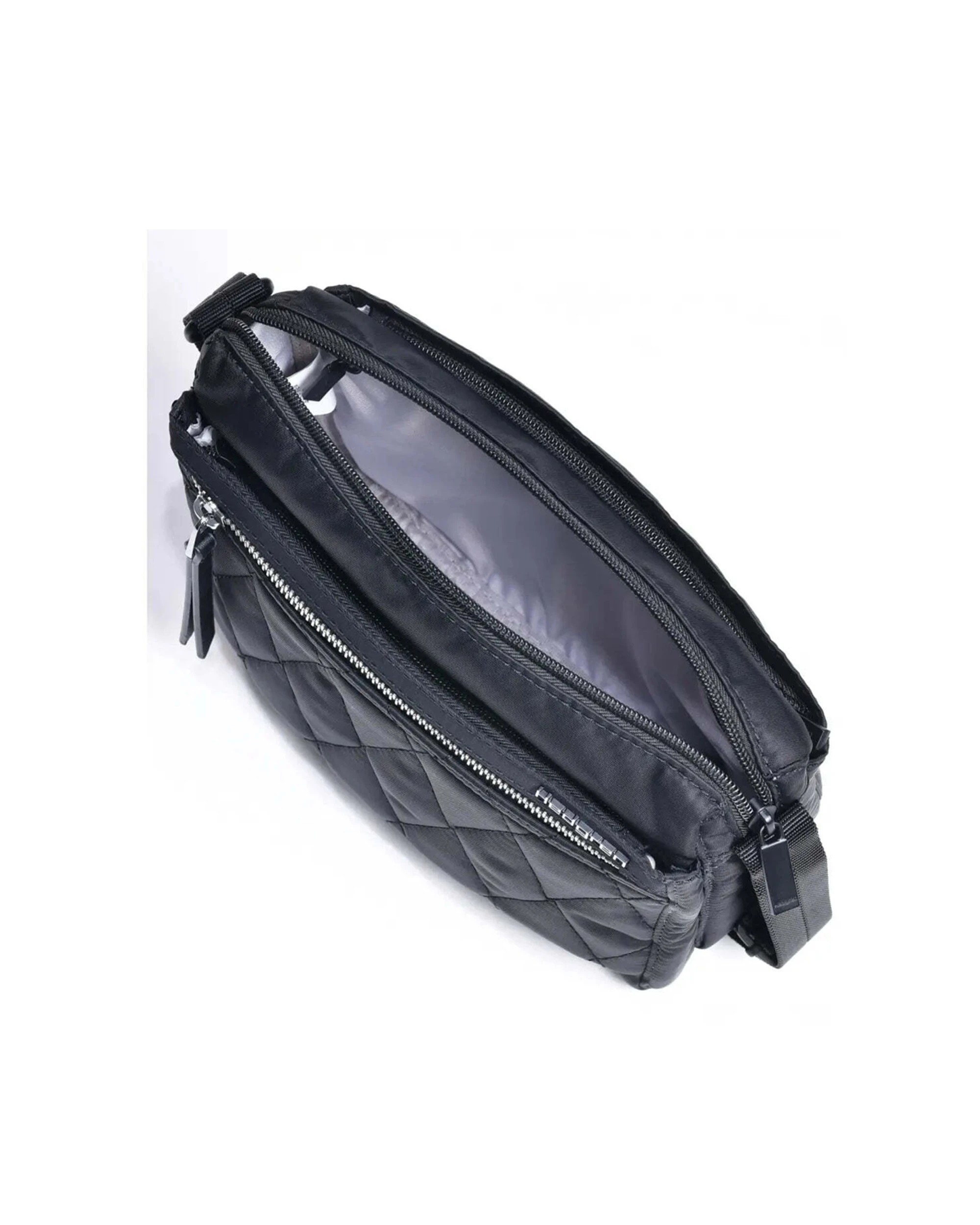 6 Hedgren Eye Crossbody Bag with RFID Pocket Adjustable Strap Water Repellent Quilted - Black, 6 of 7