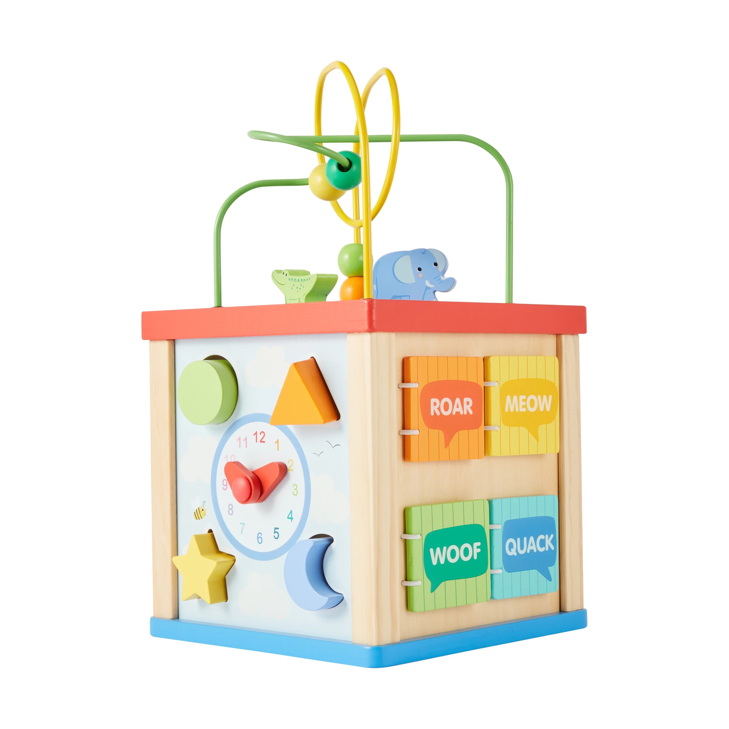 3 Wooden Activity Cube, 3 of 8