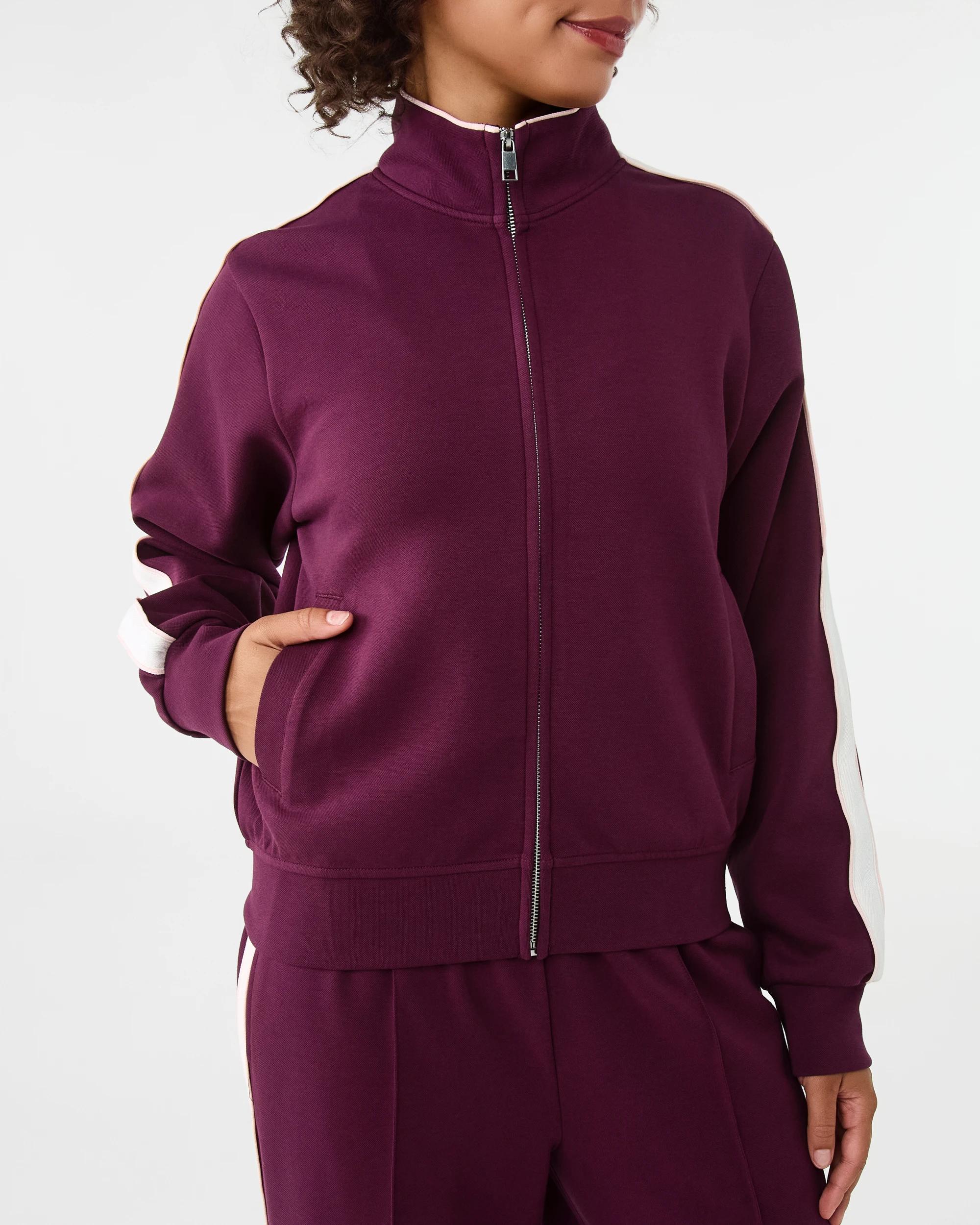 7 Active Womens Retro Zip Through Royal Burg, 7 of 10