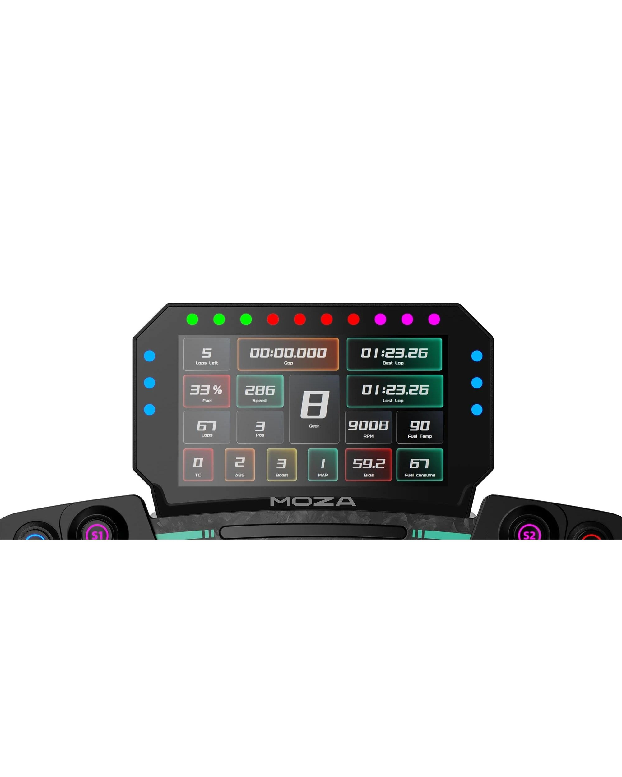 3 Moza Racing CM2 Racing Dash - Black, 3 of 8